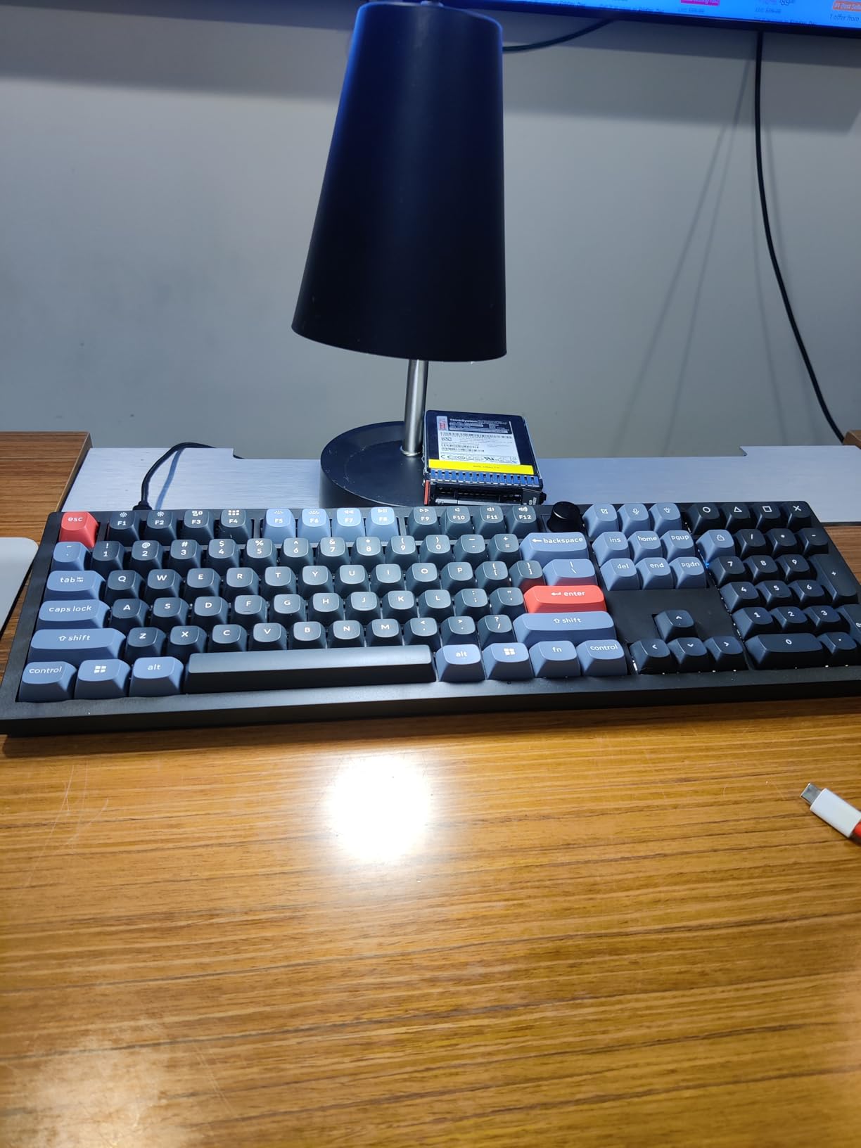 Keychron V6 Wired Custom Mechanical Keyboard Knob Version, Full-size QMK/VIA Programmable Macro with Hot-swappable Keychron K Pro Brown Switch Compatible with Mac Windows Linux Black (Non-Transparent) customer photo 2