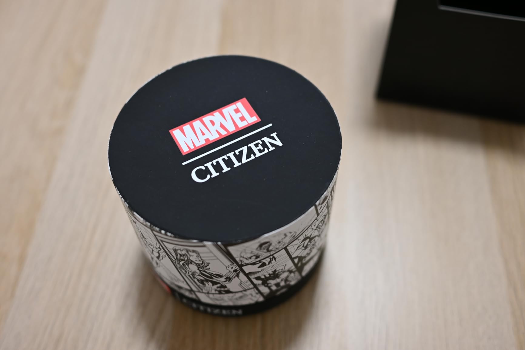 Citizen Men's Eco-Drive Marvel Black Panther Watch in Super Titanium, Black Panther Art Multi-Color Dial (Model: AW1668-50W) customer photo 1