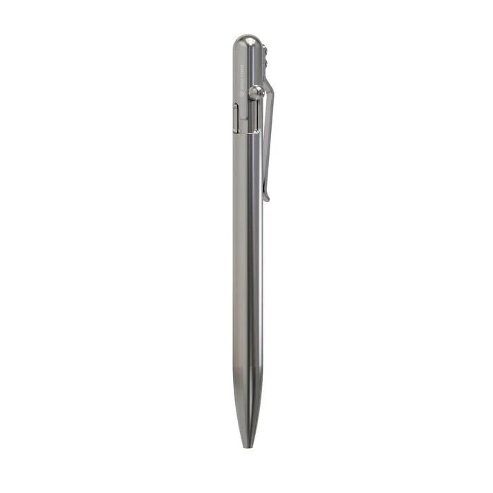 BASTION Bolt Action Pen, Titanium Silver Slim, HyperBolt & ZeroSeam EDC Pen, Refillable Titanium Writing Pen customer photo 1