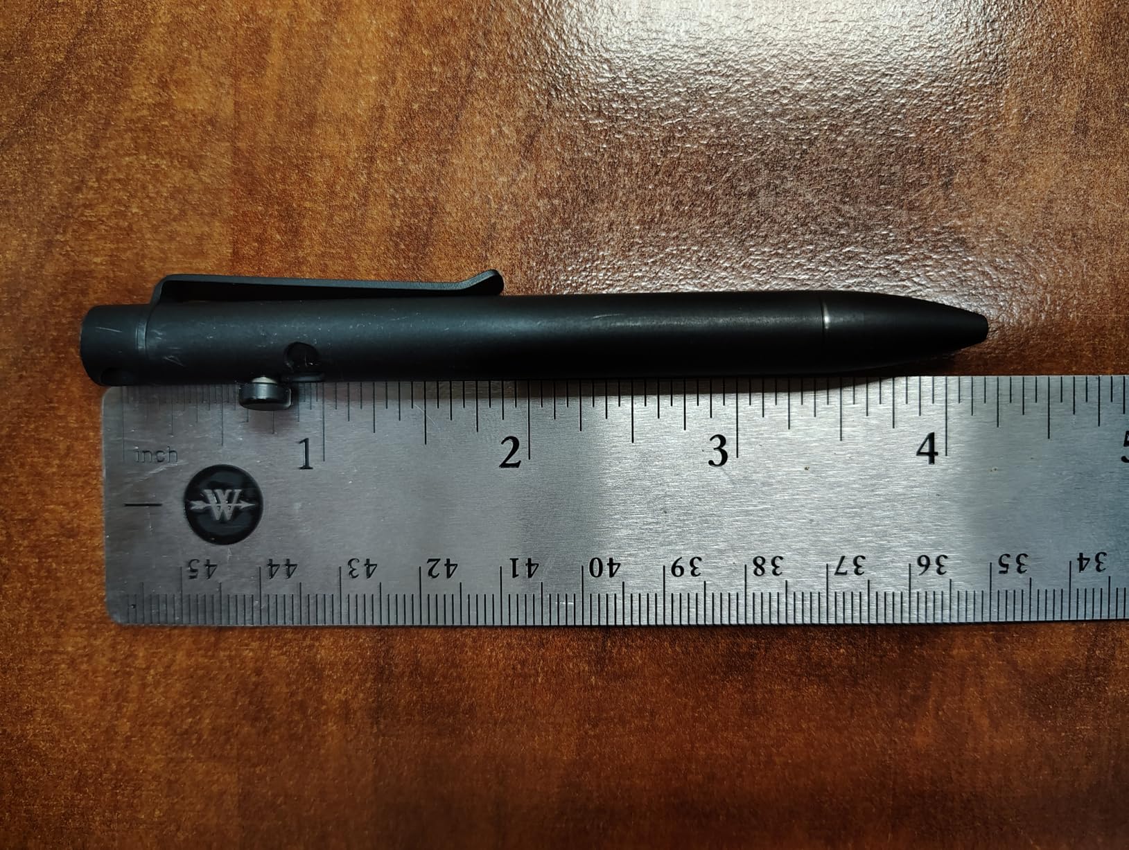 KeyUnity KP01SW Bolt Action EDC Pen with Clip, Titanium Pocket Ballpoint Pen for Everyday Carry (Sandblasted) customer photo 1