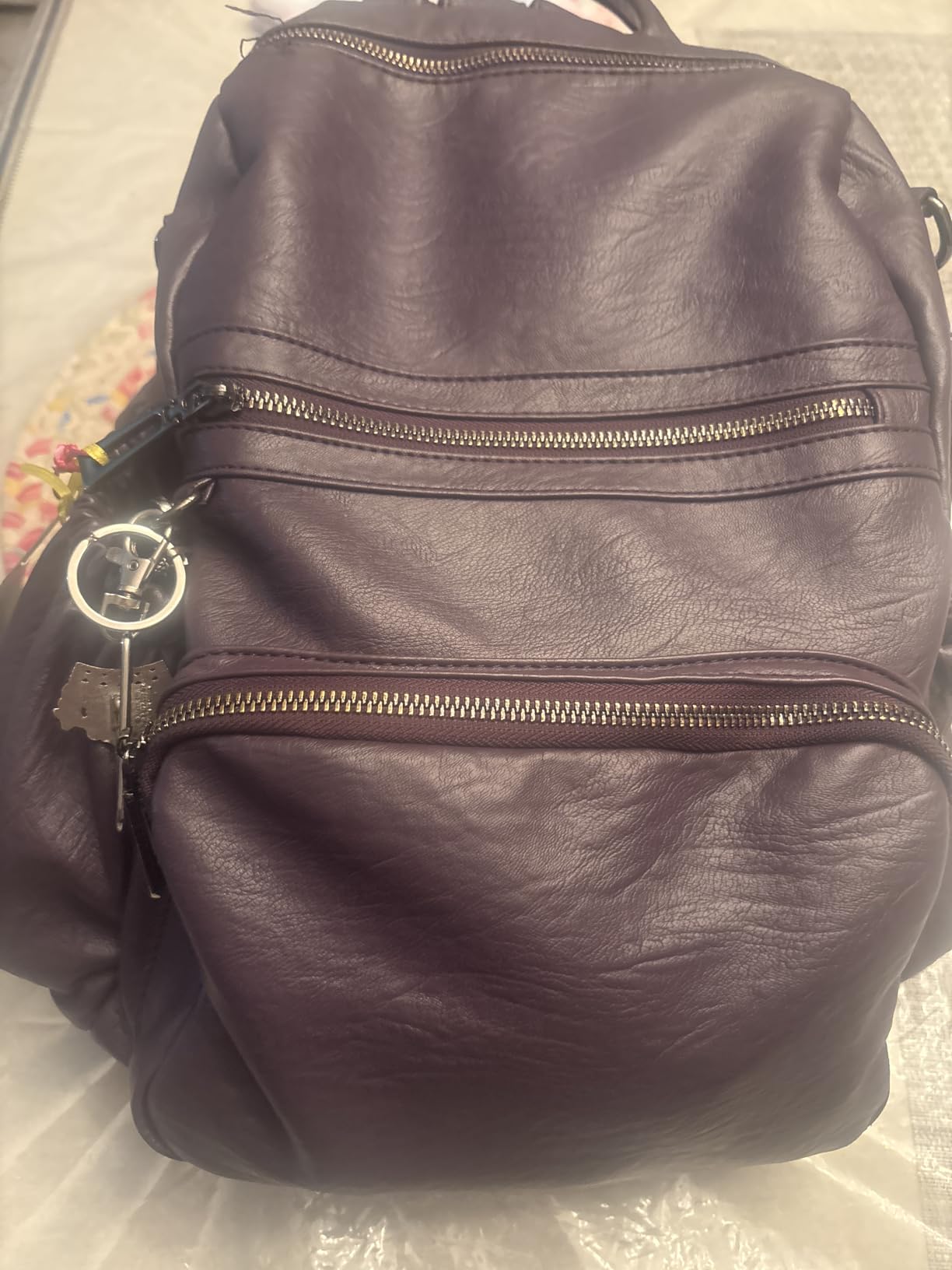Uromee Travel Backpack Purse Women Vegan Leather Tassel Shoulder Bag | Ladies Fashion Travel Shoulder Purse Convertible with Stylish Tassel customer photo 2