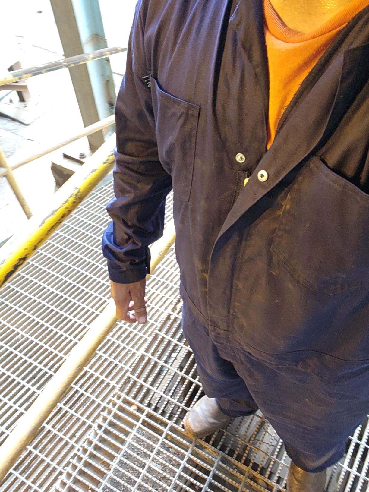 ATERET Flame-Resistant Coverall, 7 oz. 100% FR-Treated Cotton | Lightweight customer photo 1