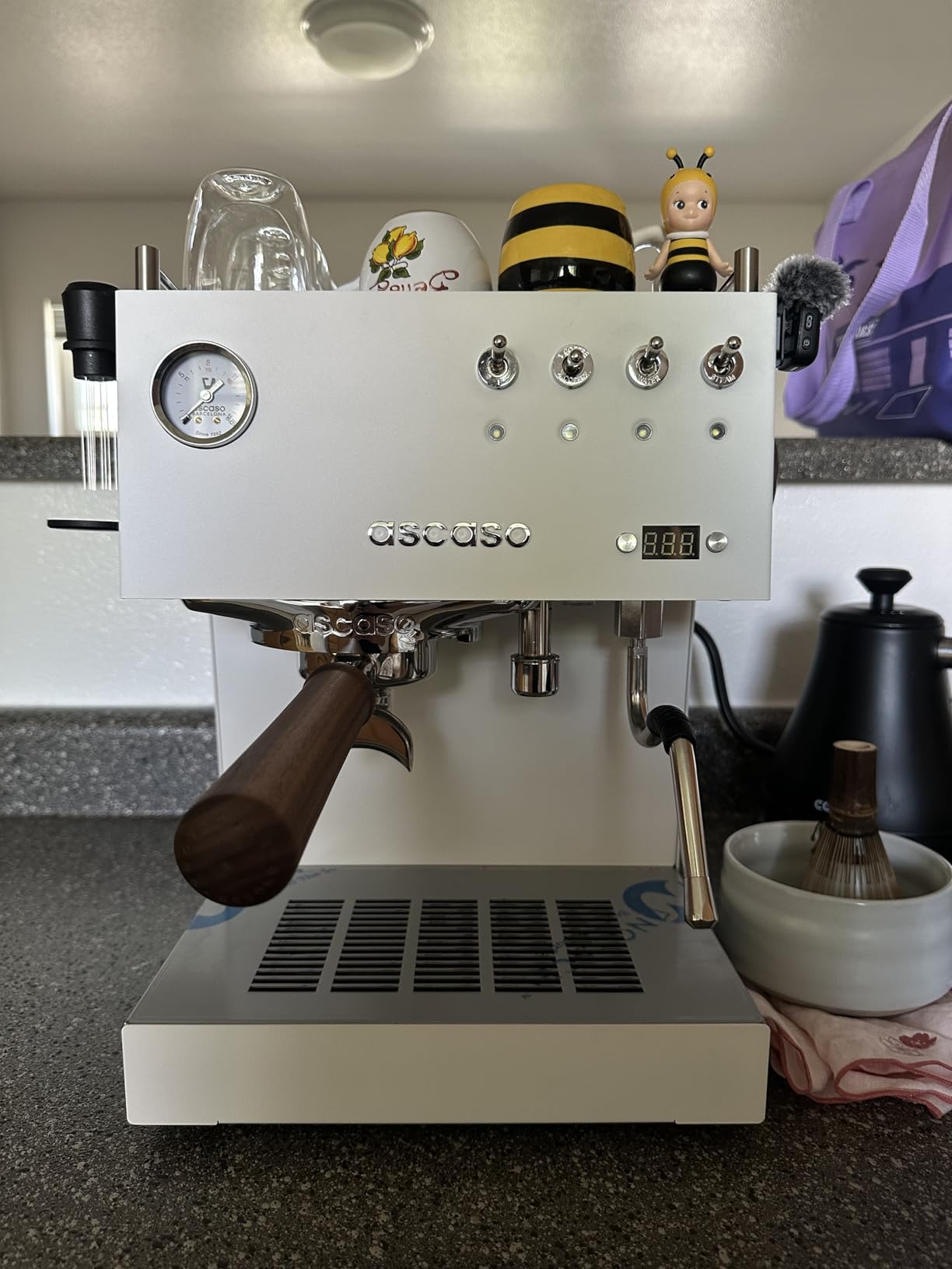 Ascaso Steel DUO Espresso Machine | PID | Programmable | Volumetric Controls | Dual Thermoblock | 120V customer photo 1