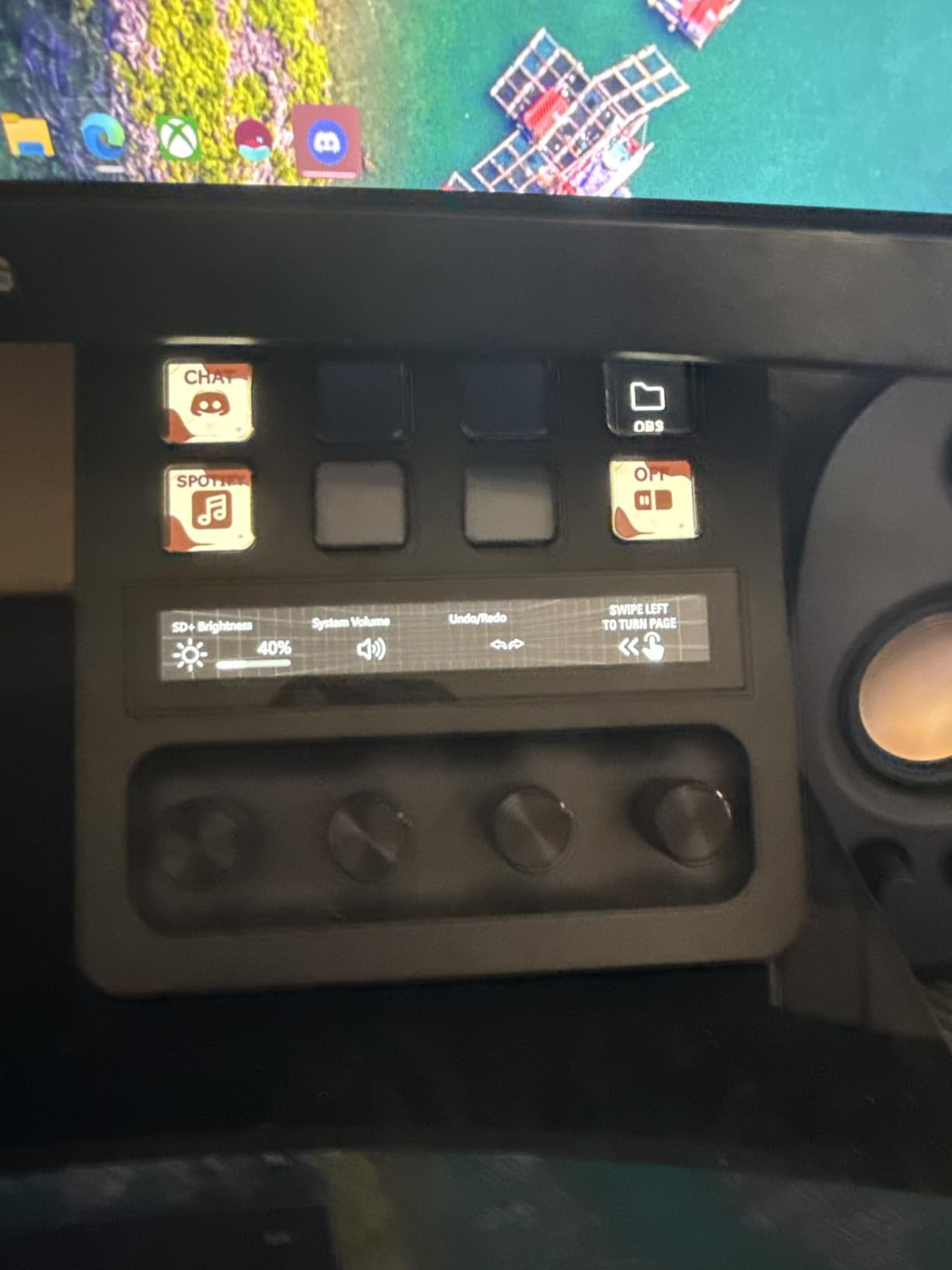 Elgato Stream Deck +, Audio Mixer and Studio Controller | LCD keys, dials and touch strip, Multi actions and smart profiles, Unlocks Wave Link mixing, Works with Mac and PC customer photo 1