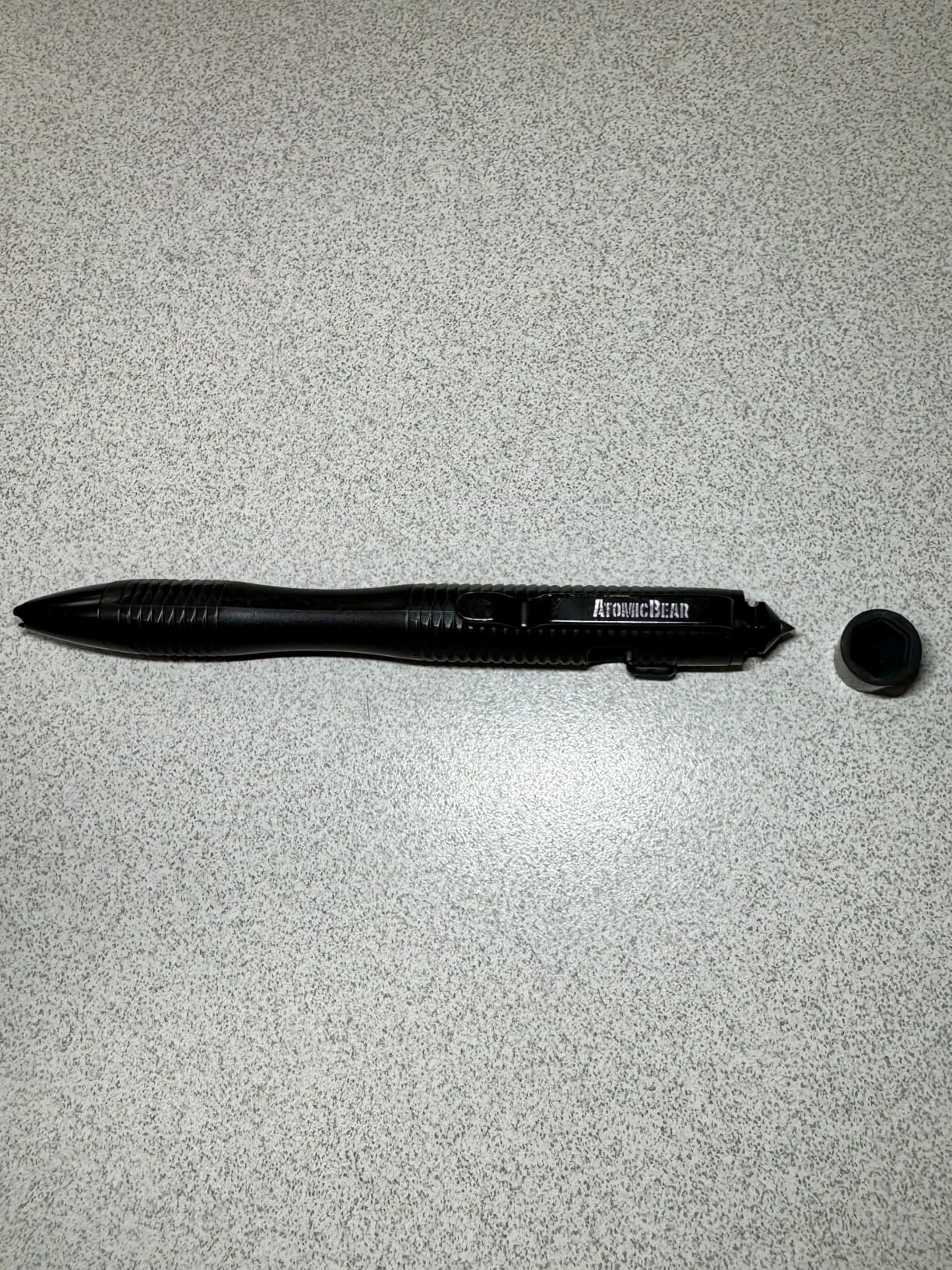 The Atomic Bear Stealth Pen Pro Tactical Pen for Self Defense - Enhanced Writing Survival Pen with Glass Breaker to Escape & Defend - Bonus Training to Protecting Yourself - Great Gift for Men customer photo 1