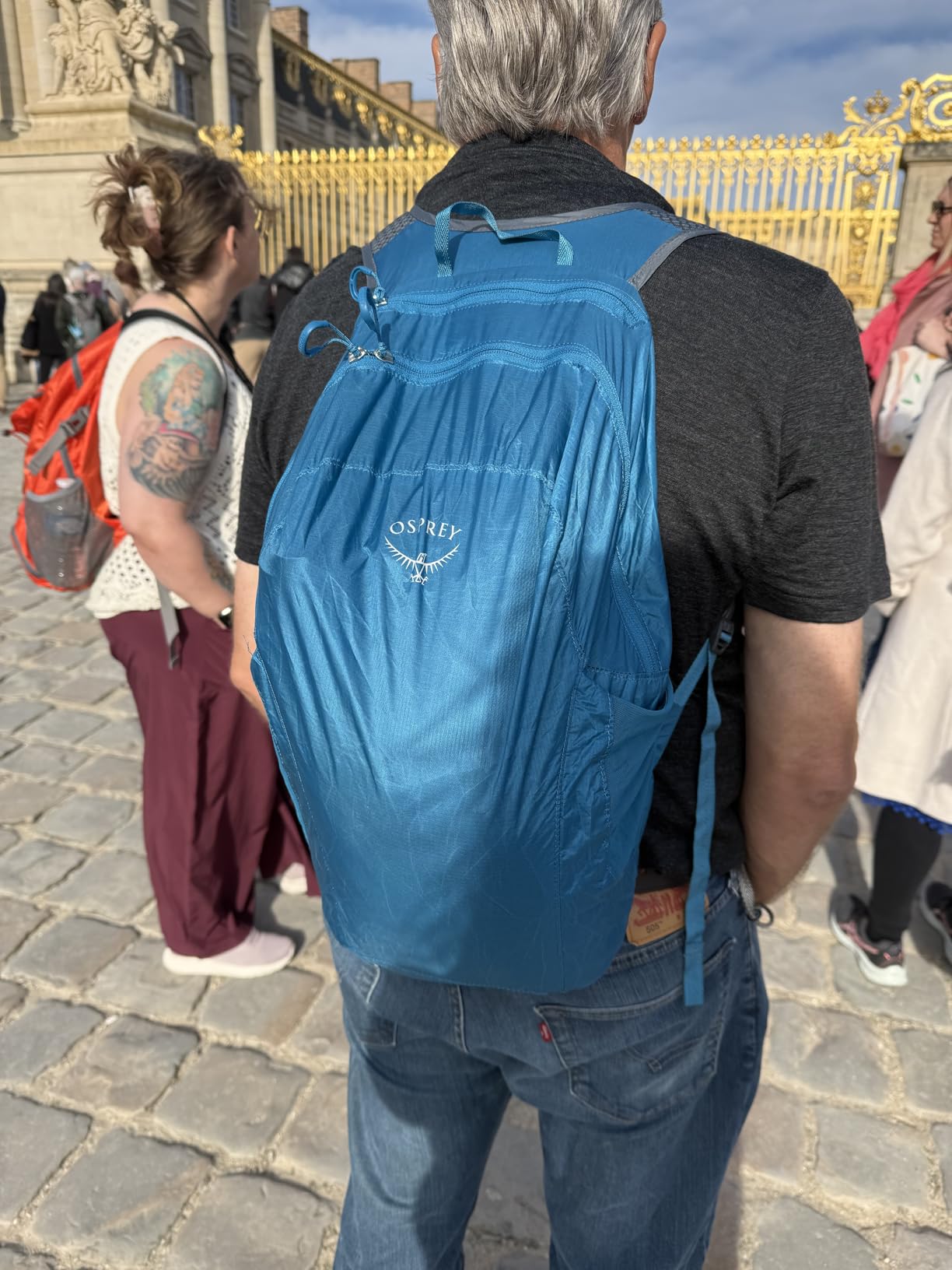 Osprey Ultralight Collapsible Stuff Pack - Lightweight, Packable Travel Backpack, 18L, Black customer photo 2