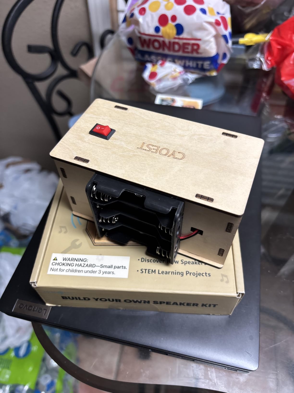 STEM Projects for Kids & Adults Build Your Own Bluetooth Speaker - Science Experiment Electronics Kit | Beginner's Starter DIY Set, STEM Gifts for Teenage Girls + Boys Ages 10 and Up customer photo 2