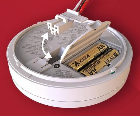 Kidde Hardwired Smoke & Carbon Monoxide Detector, AA Battery Backup, Interconnectable, LED Warning Light Indicators customer photo 2