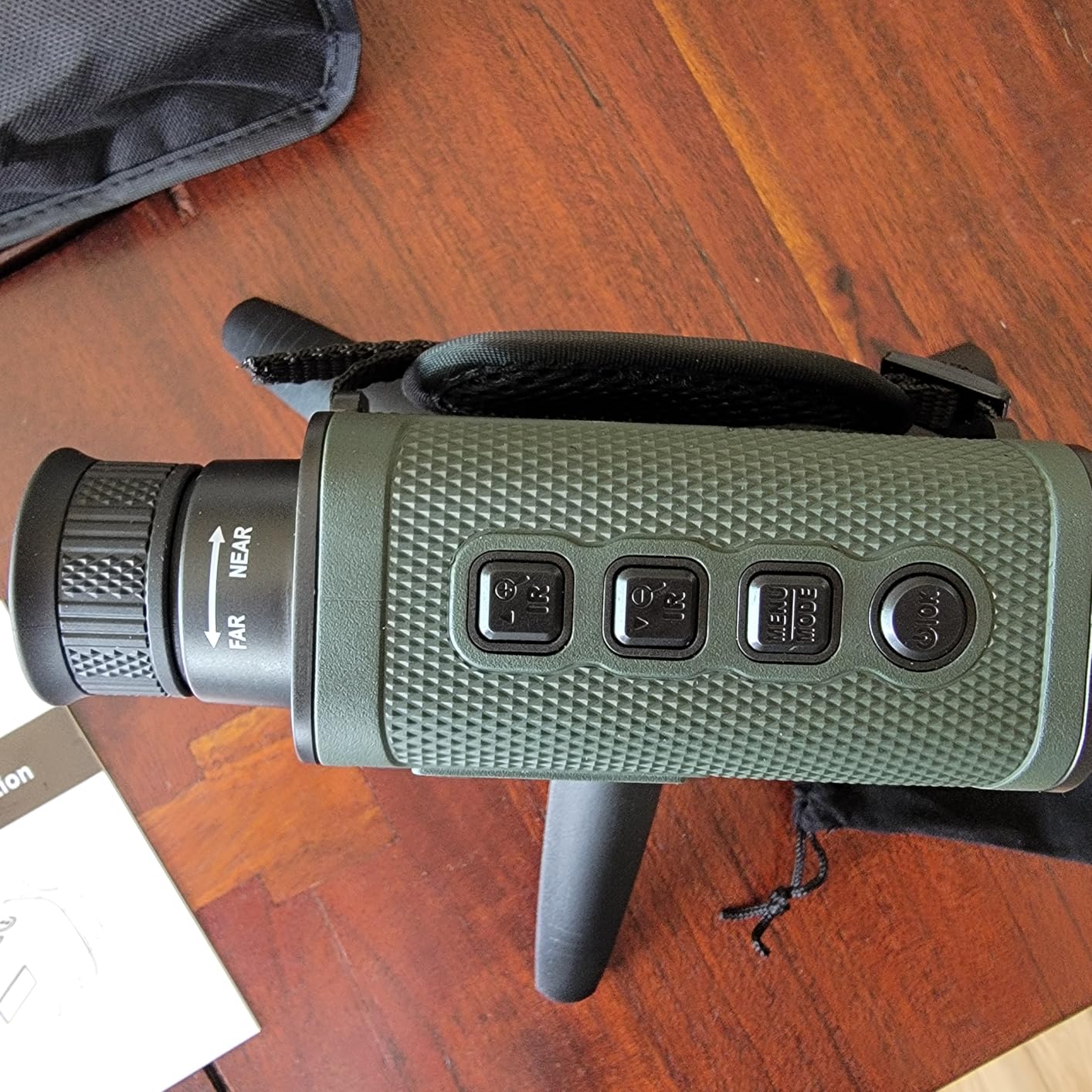 Upgraded Night Vision Monocular Digital Infrared Monocular Telescope for 100% Darkness with 8X Zoom 2000mAh Rechargeable Battery Tripod 32 GB SD Card & Card Reader customer photo 1
