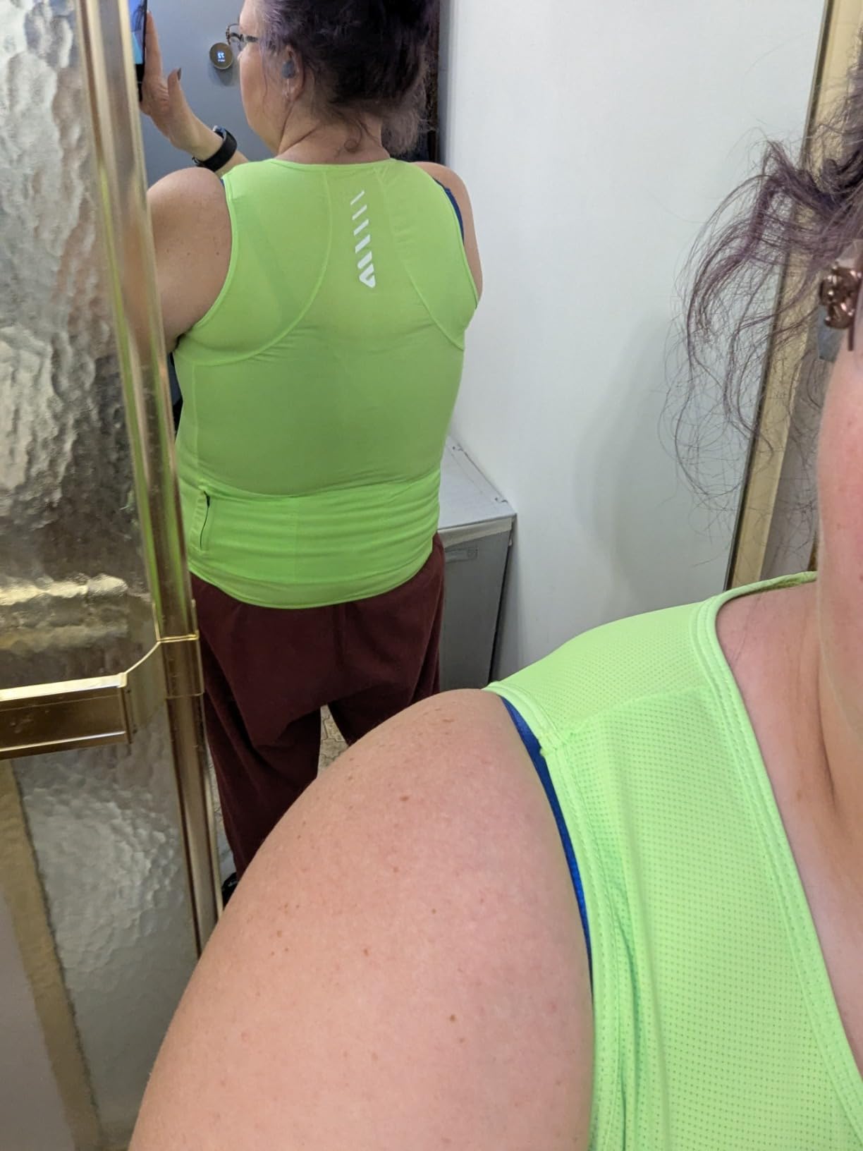 Wulibike Sleeveless Cycling Jersey Women Running Shirts Vest bike top Summer Biking tank Basic Top With Pockets customer photo 1