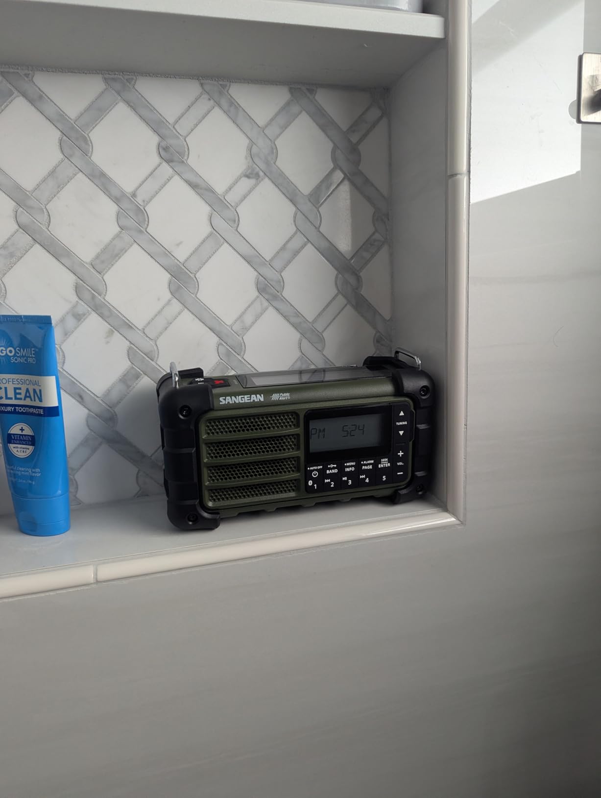 Sangean MMR-99 AM/FM-RBDS/Bluetooth/AUX/Weather/Multi-Powered Digital Tuning Emergency Radio customer photo 1