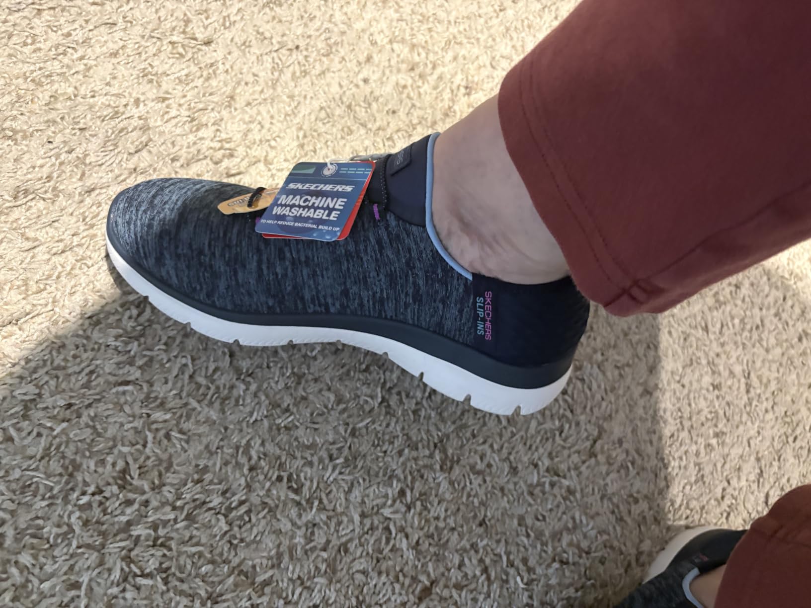 Skechers Women's Summits Dazzling Haze Hands Free Slip-ins Sneaker customer photo 2