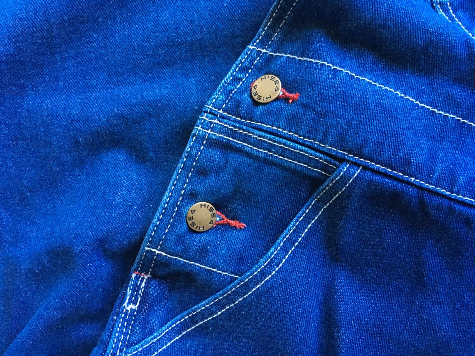 HISEA Overalls for Men Denim Bib Midweight Jean Workwear Relaxed Fit customer photo 1