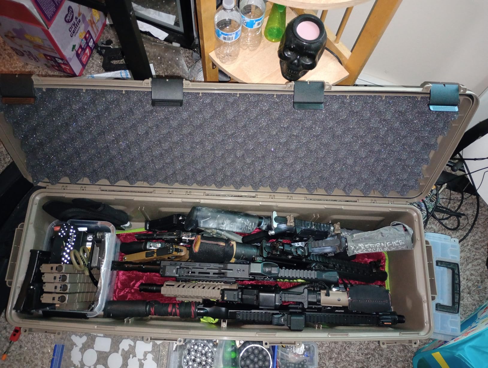 MTM TRC39 Tactical Rifle Crate with Wheels 39 Single Scope Hard Rifle Gun Carrying Case, Lockable All Weather Shooting Gear Storage Box ideal for Range or Field, Made in USA, Dark Earth customer photo 1