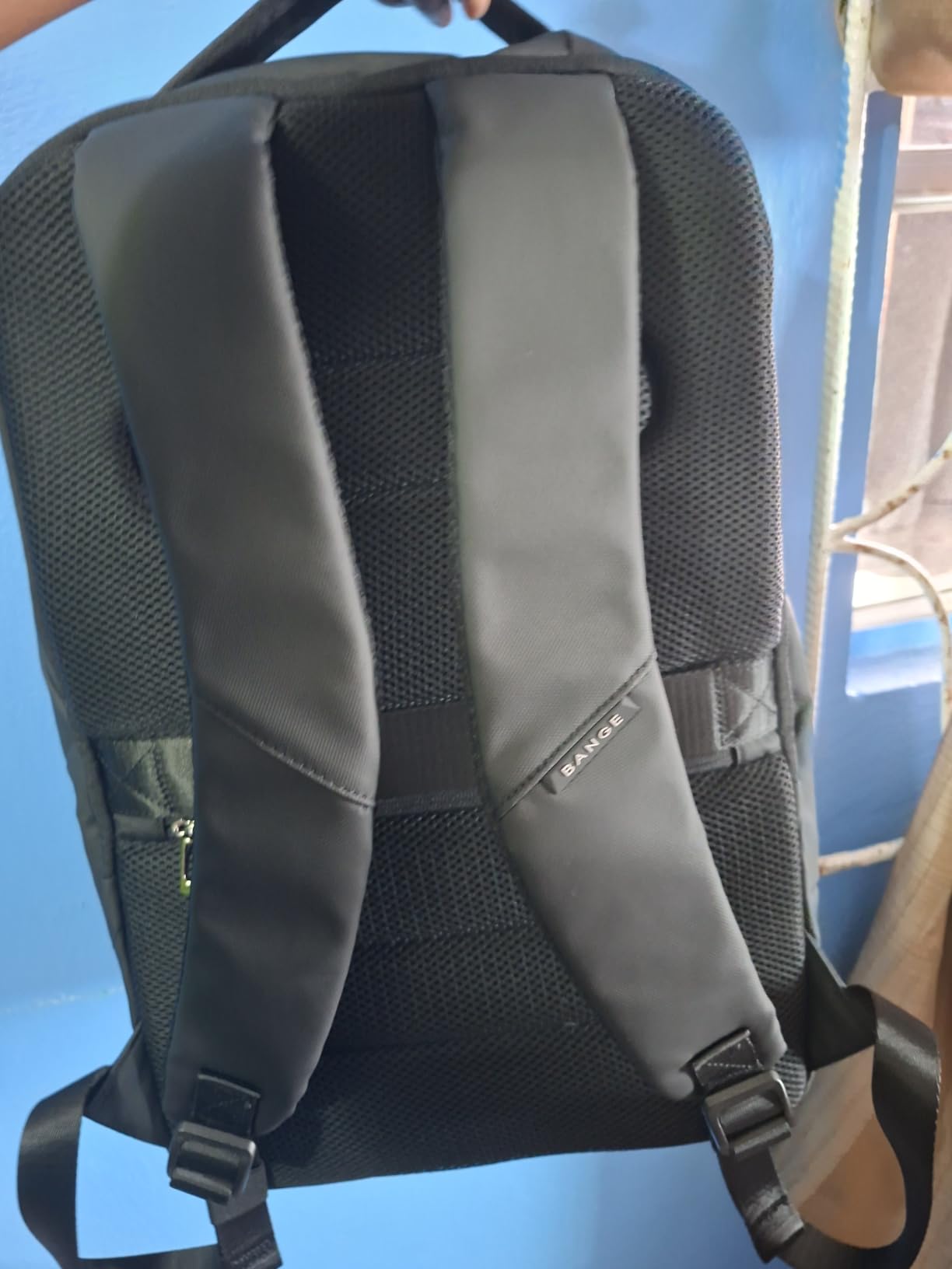 BANGE Business Smart Backpack Waterproof fit 15.6 Inch Laptop Backpack with USB Charging Port, Travel Durable Backpack, Black customer photo 2