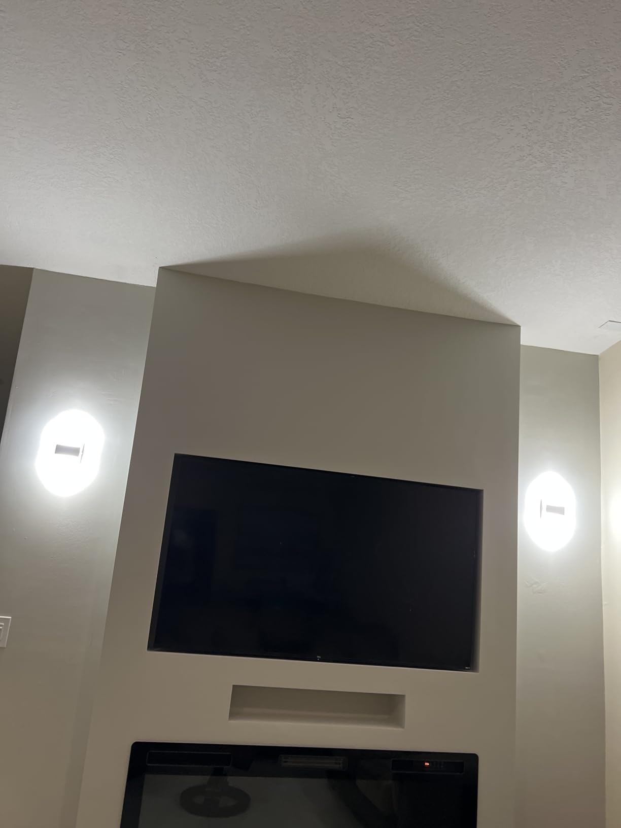 TRLIFE Dimmable LED Wall Sconces, 4 Color Temperature Modern Wall Sconce 12W Dimmable Wall Lights Set of 2 Wall Mounted Light for Bedroom Bedside Hallway Living Room Stairway (2 Pack, Black) customer photo 1