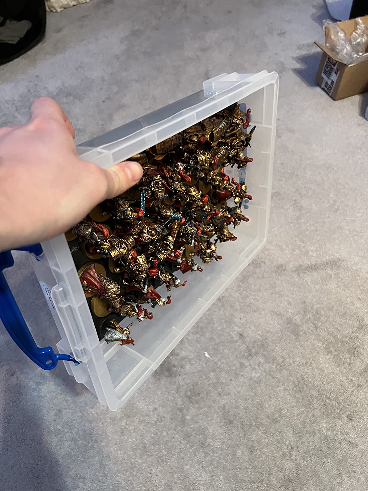 LITKO Magnetic Receptive Sheet | 8.5x11, 25mil | Peel & Stick | Pack of 3 | Magnets stick to it - not a magnet itself | Lines mini transport cases | For Warhammer 40K, AoS, Old World, Legion & D&D customer photo 1