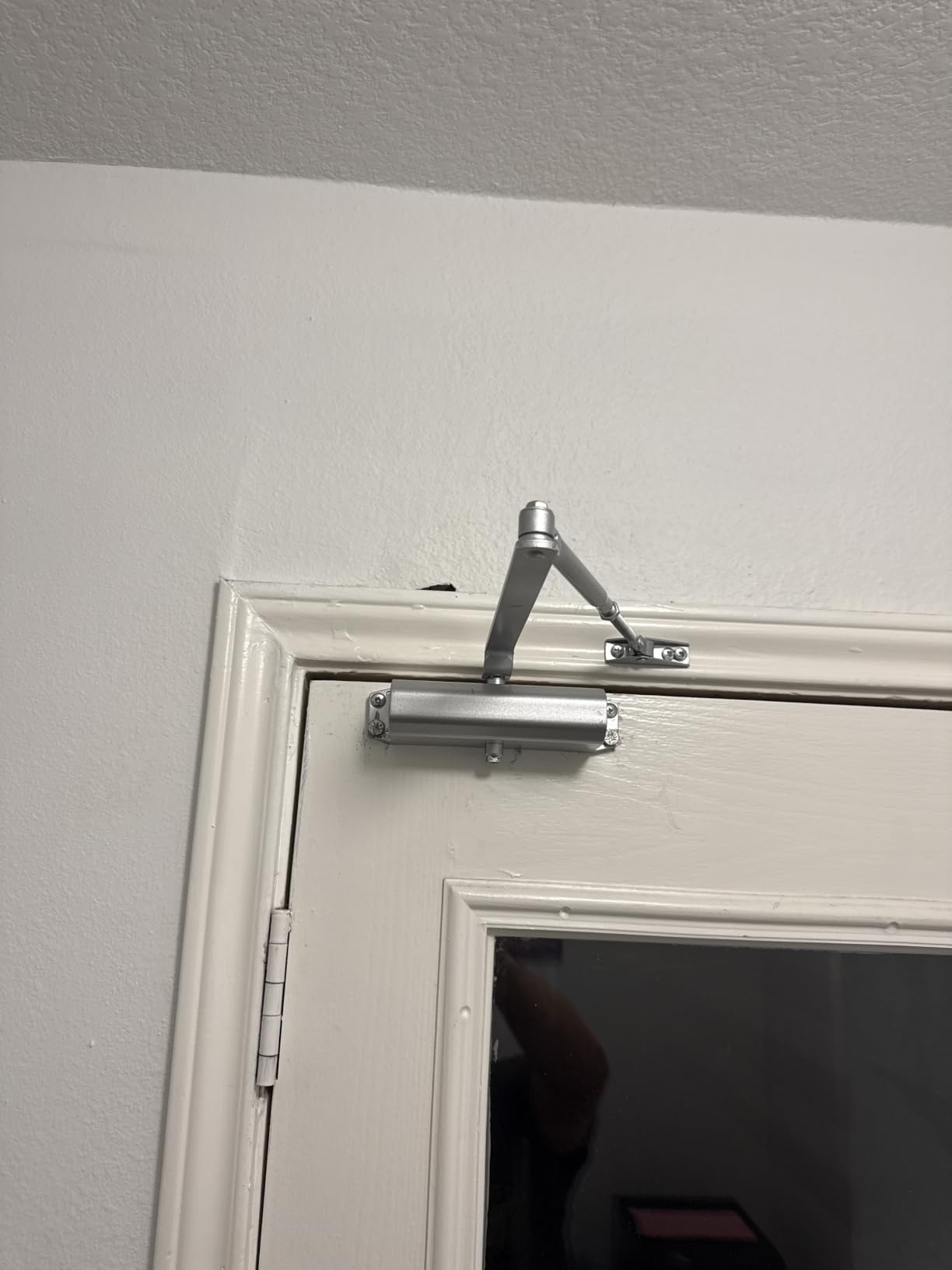 Ougourim Door Closers Commercial Heavy Duty Automatic Door Closer Residential Grade 3 Spring Hydraulic Door Closer, 6.88