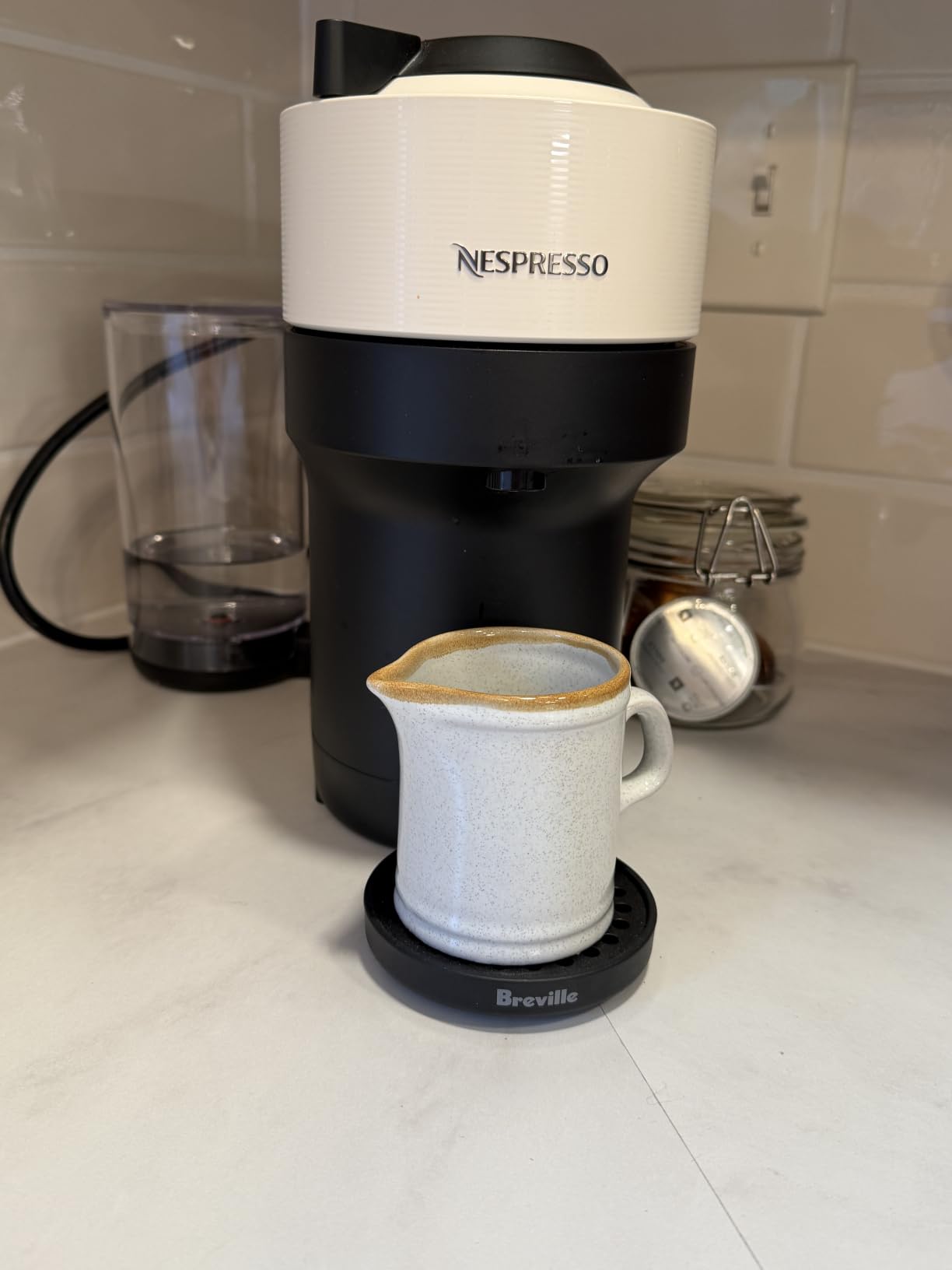 Nespresso Vertuo Pop+ Coffee and Espresso Maker by Breville, Spicy Red customer photo 1