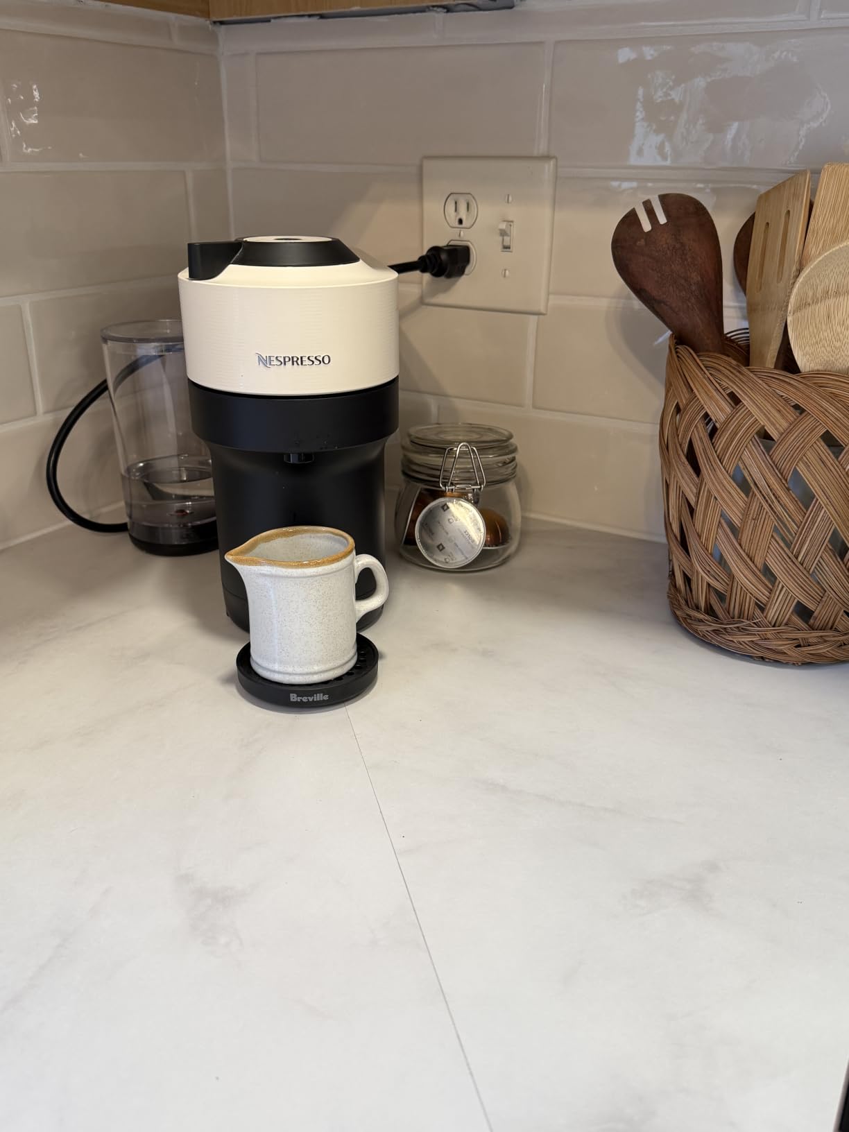 Nespresso Vertuo Pop+ Coffee and Espresso Maker by Breville, Spicy Red customer photo 2
