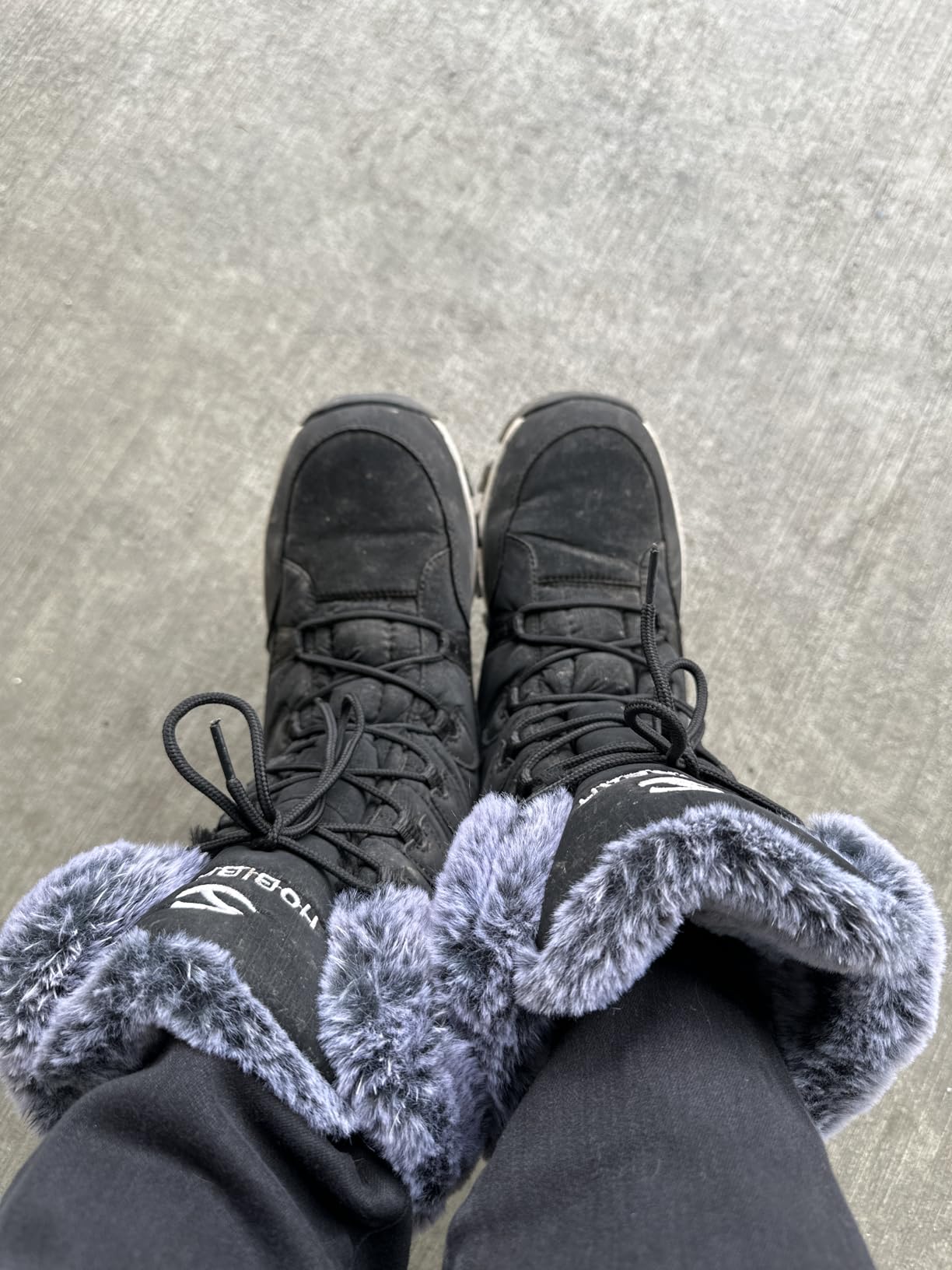 HOBIBEAR Women's Waterproof Winter Snow Boots Lightweight Warm Faux Fur Lined Mid-Calf Booties customer photo 1