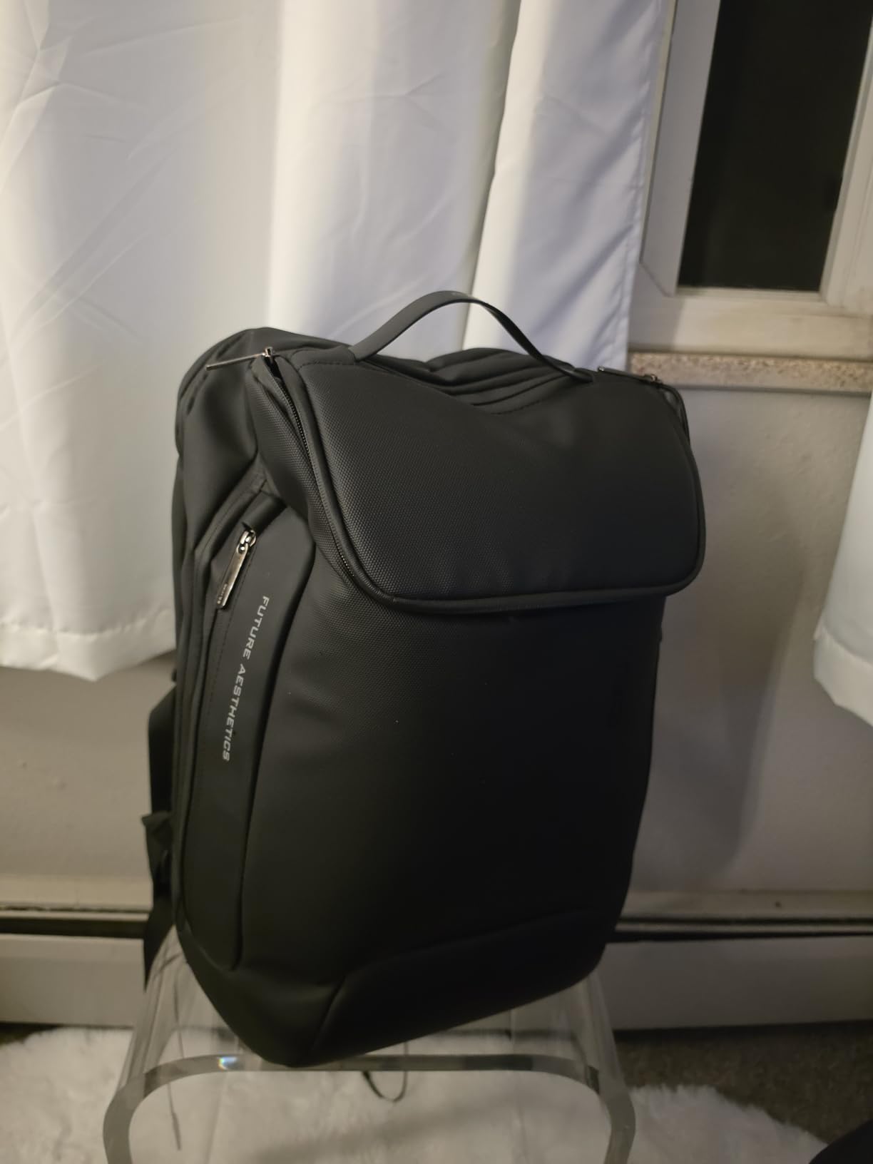 BANGE Men's Anti-Theft Backpack, Waterproof Fashion Travel Backpacks customer photo 2