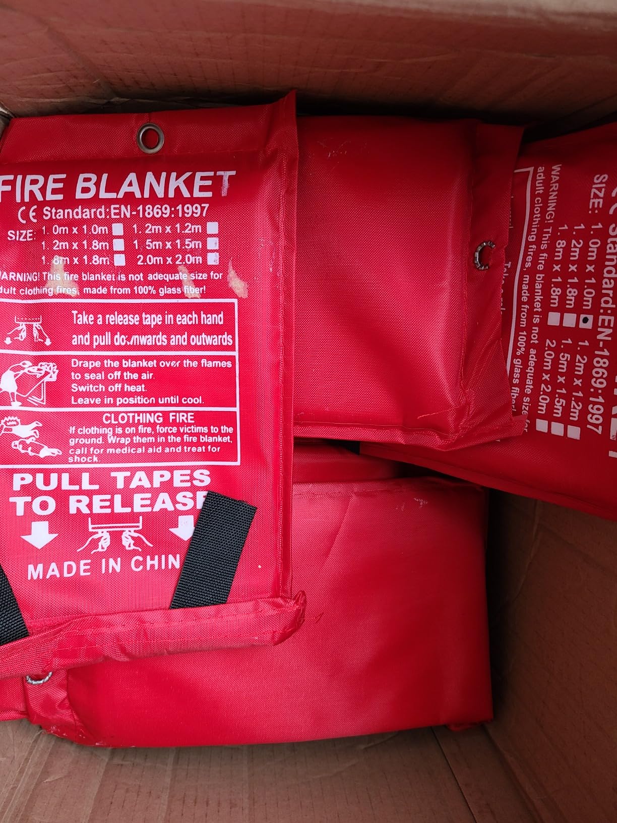 Macarrie 12 Pack Fire Blankets 39