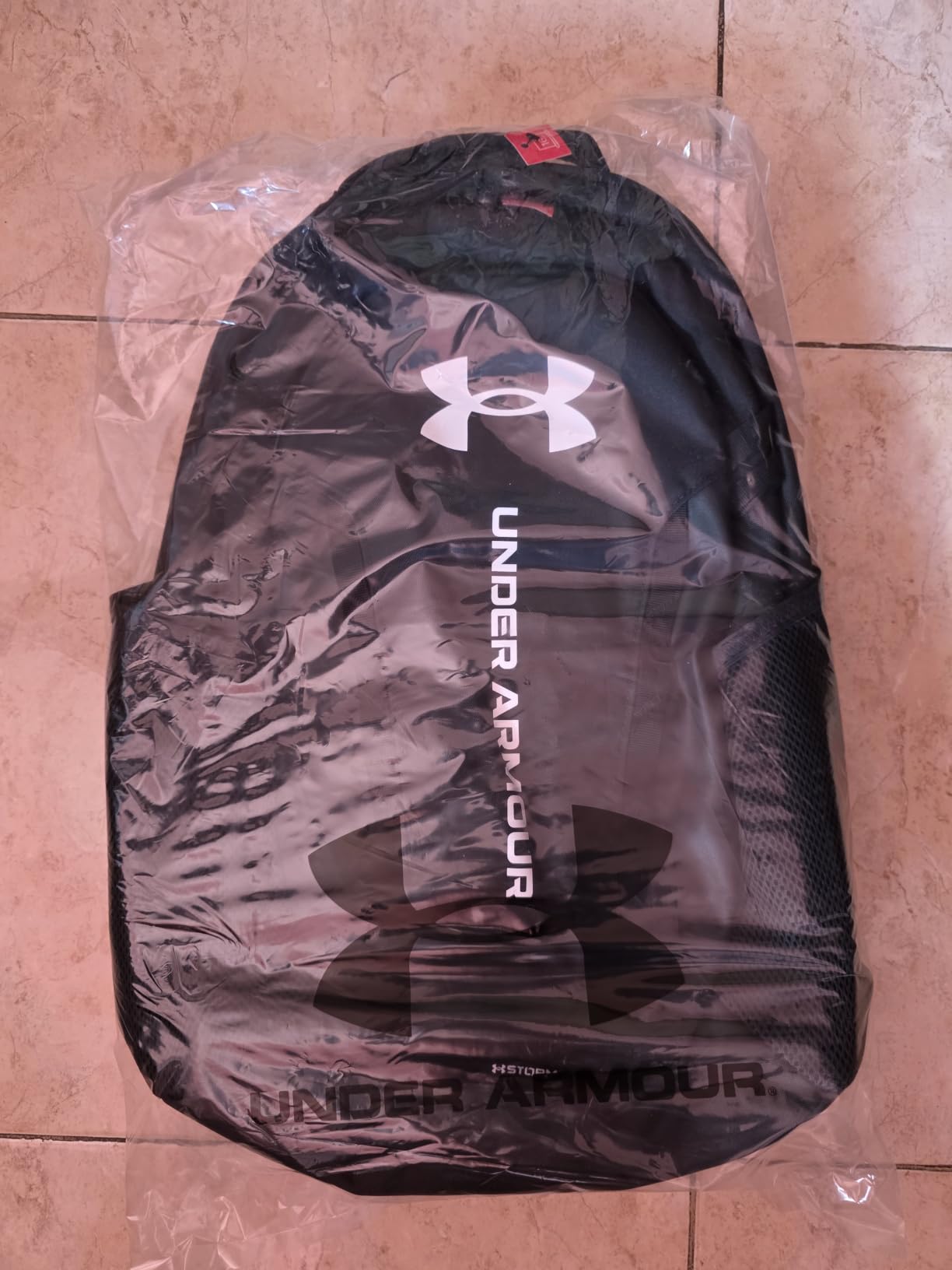 Under Armour Unisex-Adult Hustle 6.0 Backpack, (003) Black/Black/Black, One Size Fits Most customer photo 2