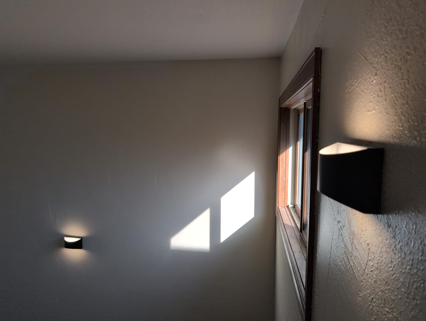 Modern LED Wall Sconces, 3000K Warm White Hardwired Wall Lights Set of 2 | 10W Up and Down Wall Mount Light, Matte Black Indoor Sconces Wall Lighting, Wall Lamp for Living Room Bedroom Bedside Hallway customer photo 1