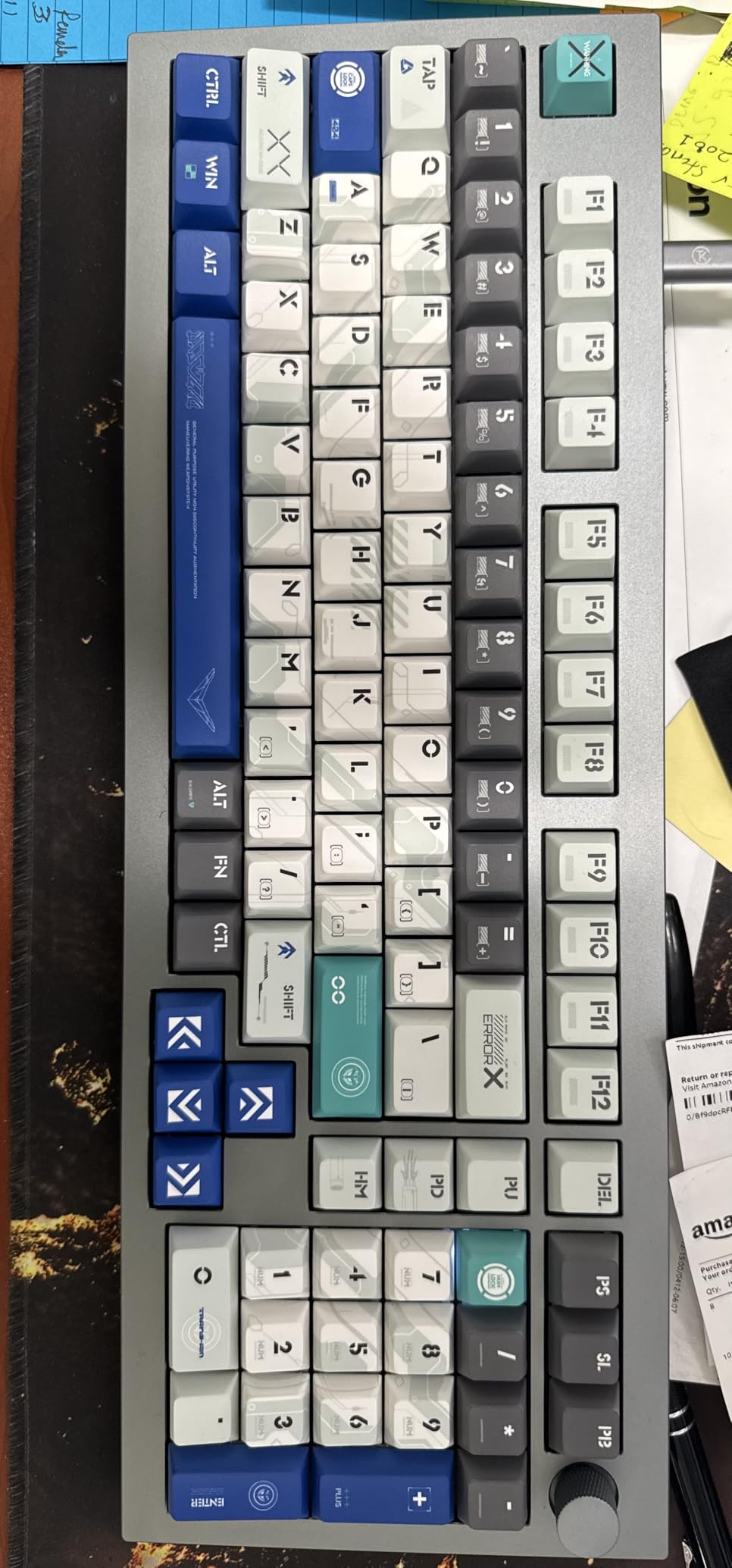 Gateron G Pro 3.0 Blue Switches for Mechanical Keyboard, 3-Pin 60gf Clicky/Pre-Lubed/Pin-Enhanced Switches (108pcs, Blue) customer photo 1