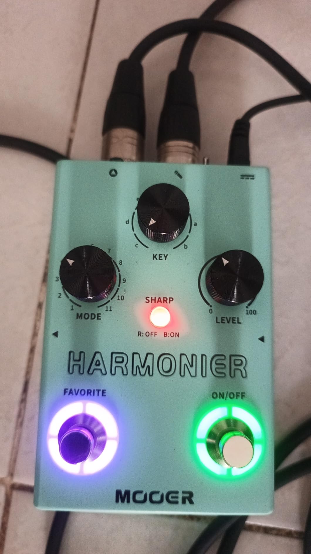 MOOER Autuner Vocal Effects Processor Voice Pedal Pitch Correction Reverb Delay Guitar Vocal Stompbox Microphone Amplifier for Guitarist Recording Live Performance Singing Streaming (MVP1) customer photo 1