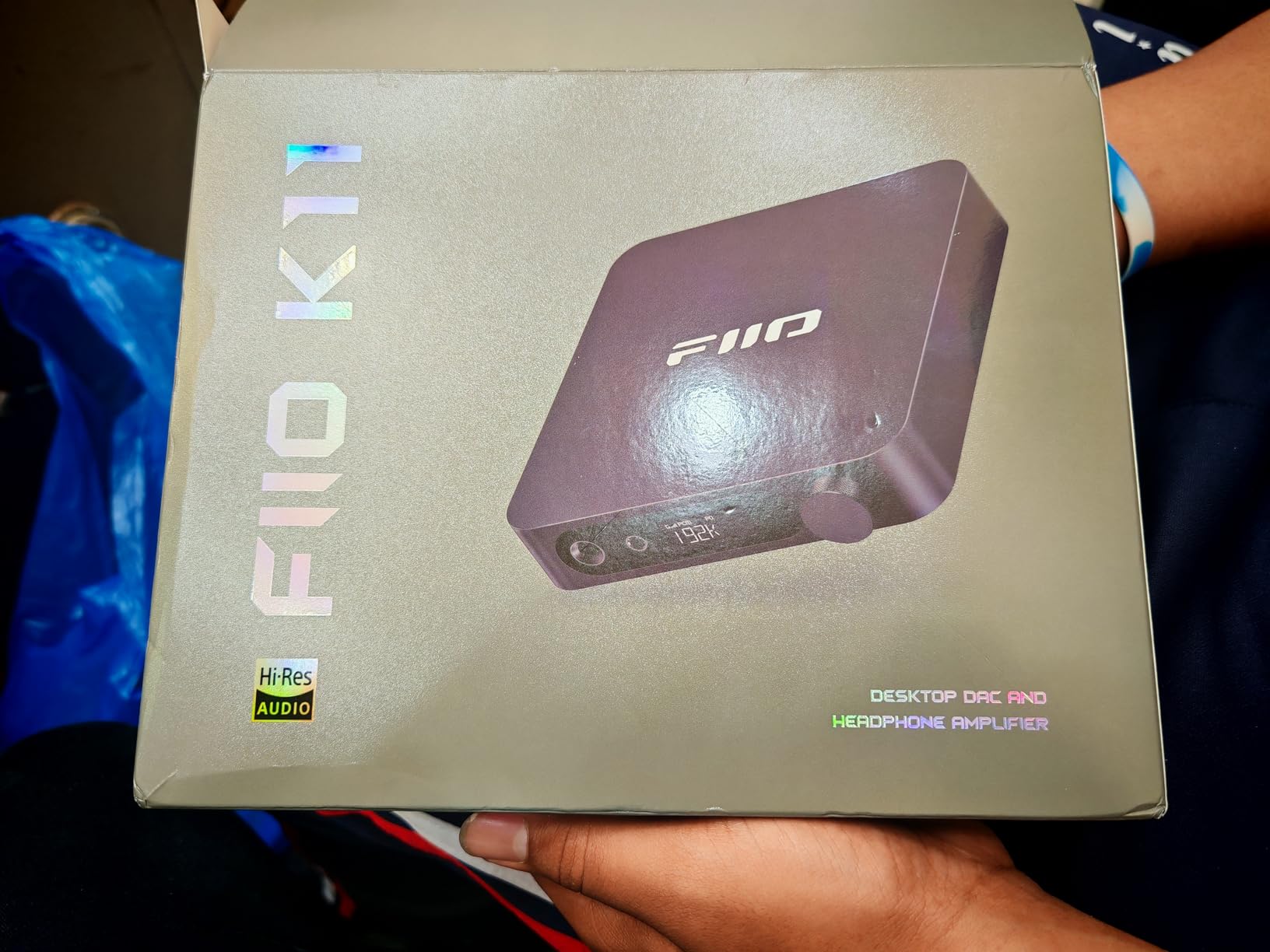 FiiO K11 DAC and Headphone Amplifier for Home Audio or PC, 6.35mm and Balanced 4.4mm, RCA, Coaxial, Optical, 1400mW, 384kHz/24Bit DSD256 (Silver) customer photo 2