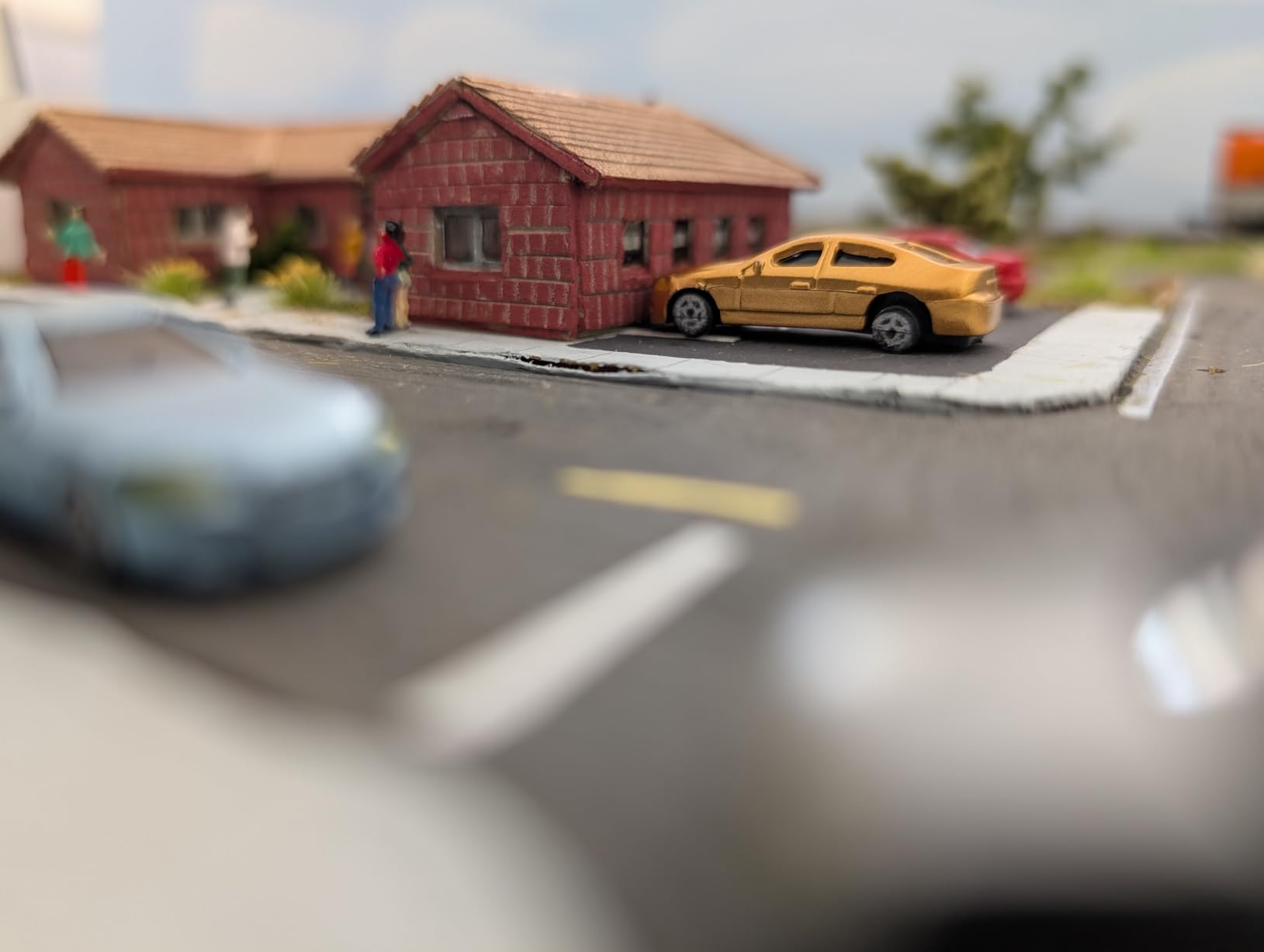 50pcs N Scale 1:160 Model Car Model Train Layout Building Accessories Scenery (50pcs - 1:150 Scale) customer photo 2