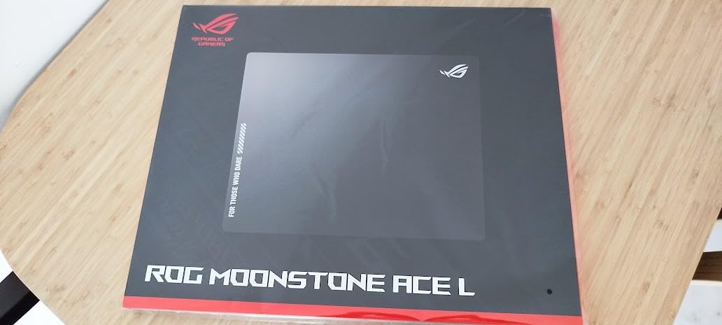 ASUS ROG Moonstone Ace L Glass Gaming Mouse Pad - 19.7