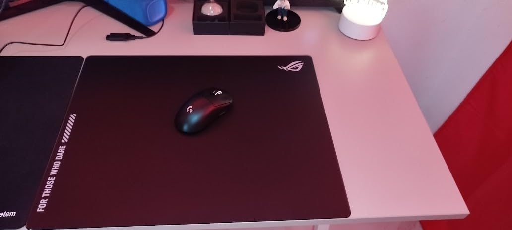 ASUS ROG Moonstone Ace L Glass Gaming Mouse Pad - 19.7