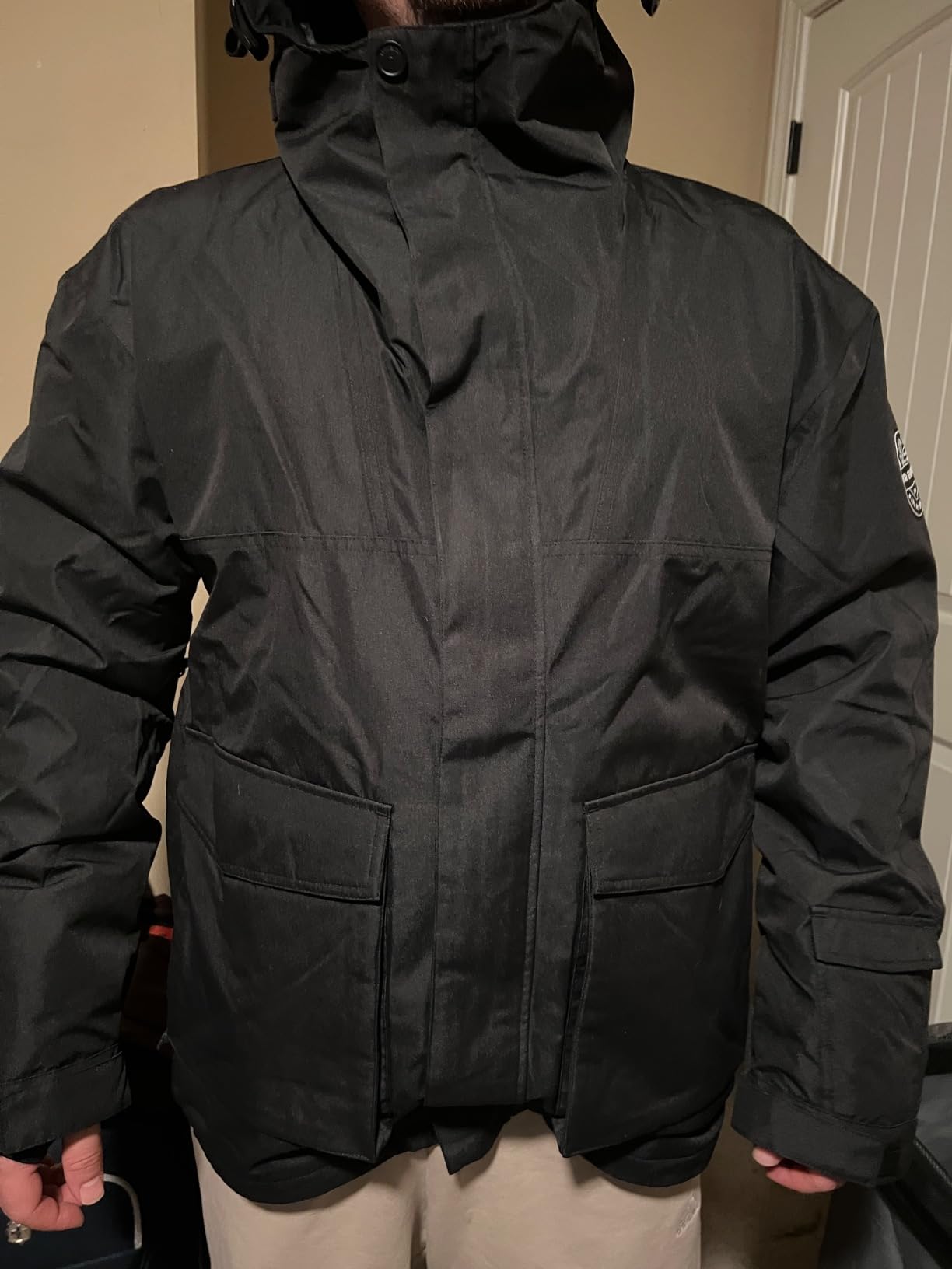 GSOU SNOW Men Ski Jacket Snowboard Snow Coat Warm Winter Waterproof Mountain Hooded customer photo 2