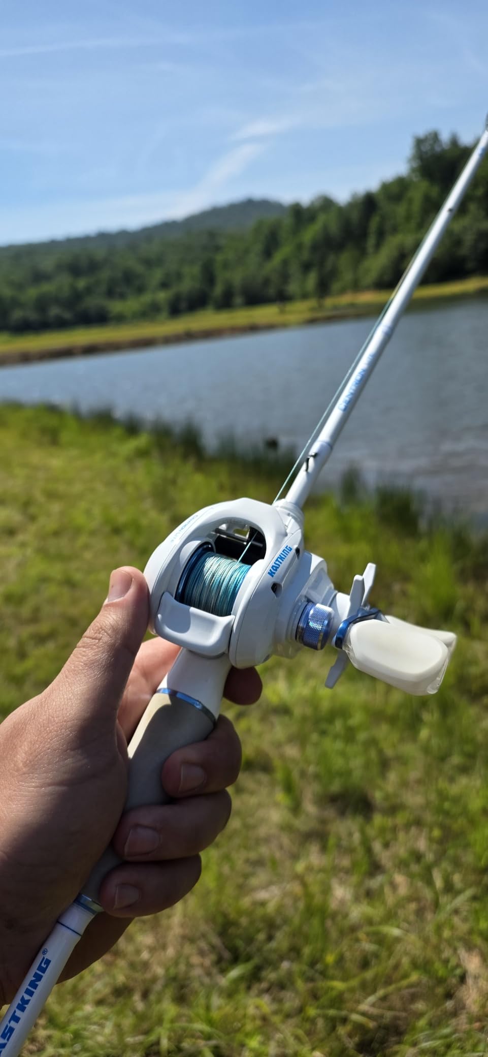 KastKing Centron Lite Fishing Rod and Reel Combo, IM6 Graphite 2Pc Blanks, Stainless Steel Guides with Ceramic Rings, Contoured EVA Handles & Fighting Butt, Split or Full Rear Handle Design customer photo 1