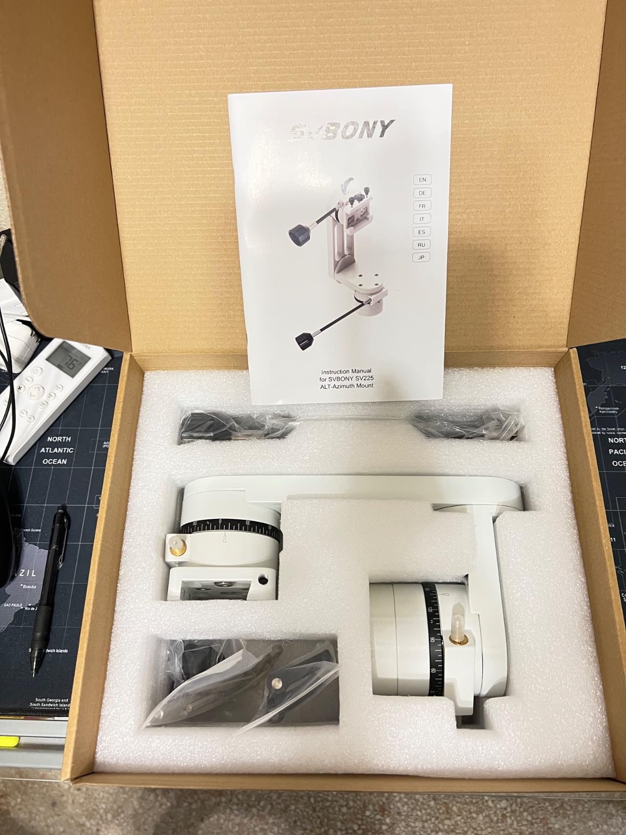 SVBONY SV225 Alt-Azimuth Mount, Adjustable Angle Alt-Azimuth Mount, Load-Bearing 10kg, CNC Hollow Structure, Fine Adjustment Shift customer photo 1