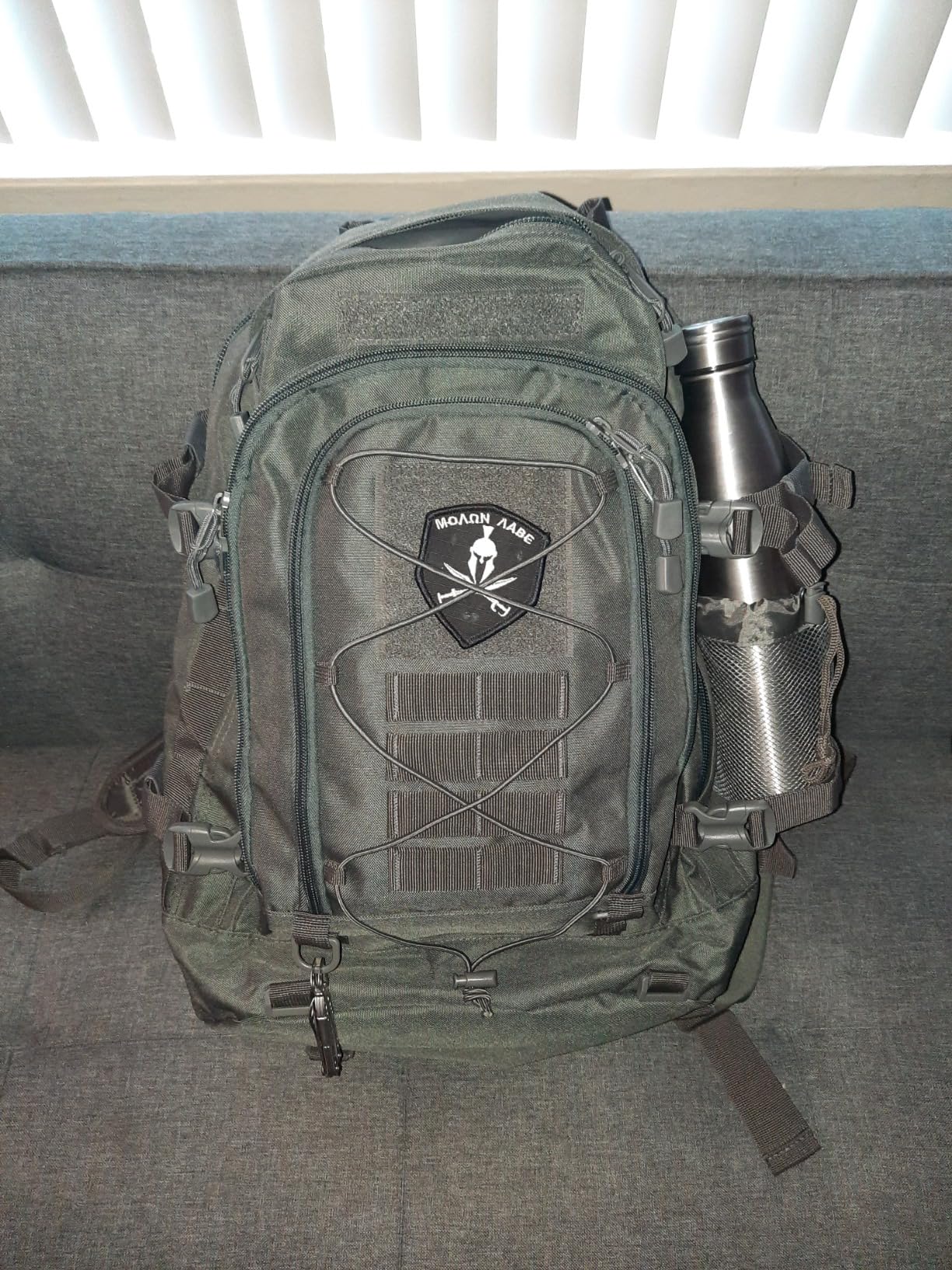 Miramrax Tactical Backpack Military Army Daypack - Assault Pack for Men Molle Backpacks Bug Out Bag 3 Day Pack for Hiking Camping Travel Hunting Rucksack Trekking Black customer photo 1