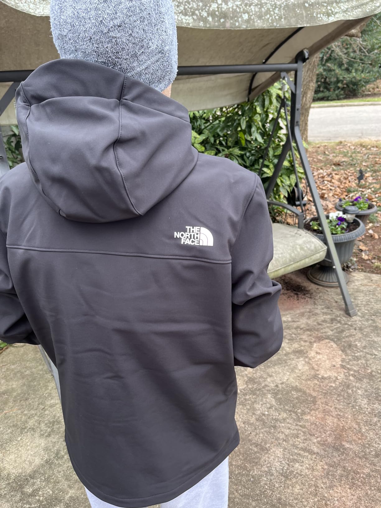 The North Face Men's Apex Bionic 3 DWR Softshell Hooded Jacket - PFAS Free customer photo 2
