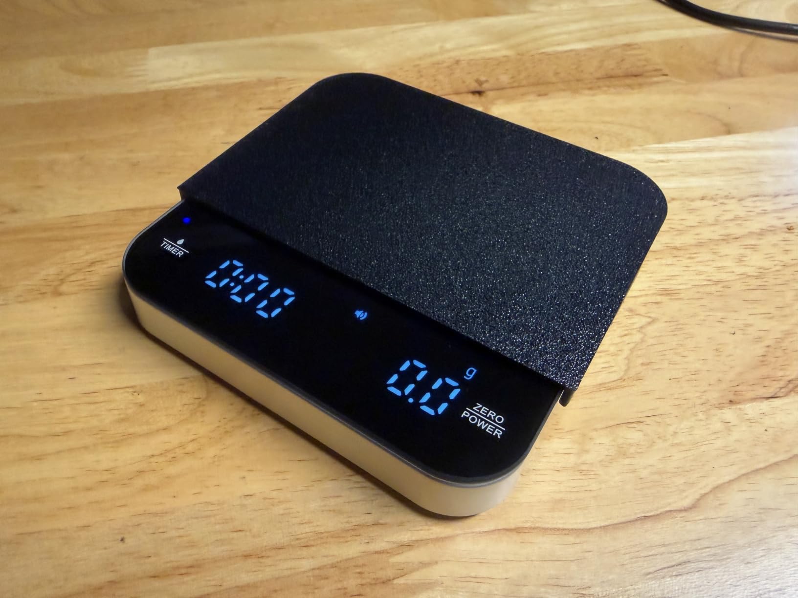 Maestri House S2 Espresso Coffee Scale with Timer, USB-C Rechargeable 2kg/0.1g Precision Shot Scale, Digital Scale for Espresso Brewing (Black & Silver) customer photo 1