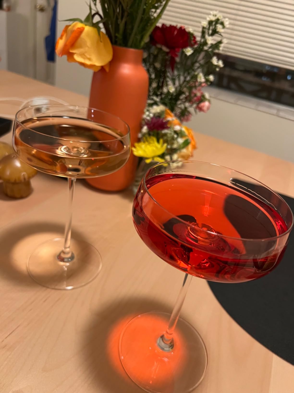 Viski Reserve Julien Coupe Martini Glasses, Unique Cocktail Glasses Crystal Drinkware, 10oz. Stemmed Cocktail Glasses Set of 4 customer photo 1