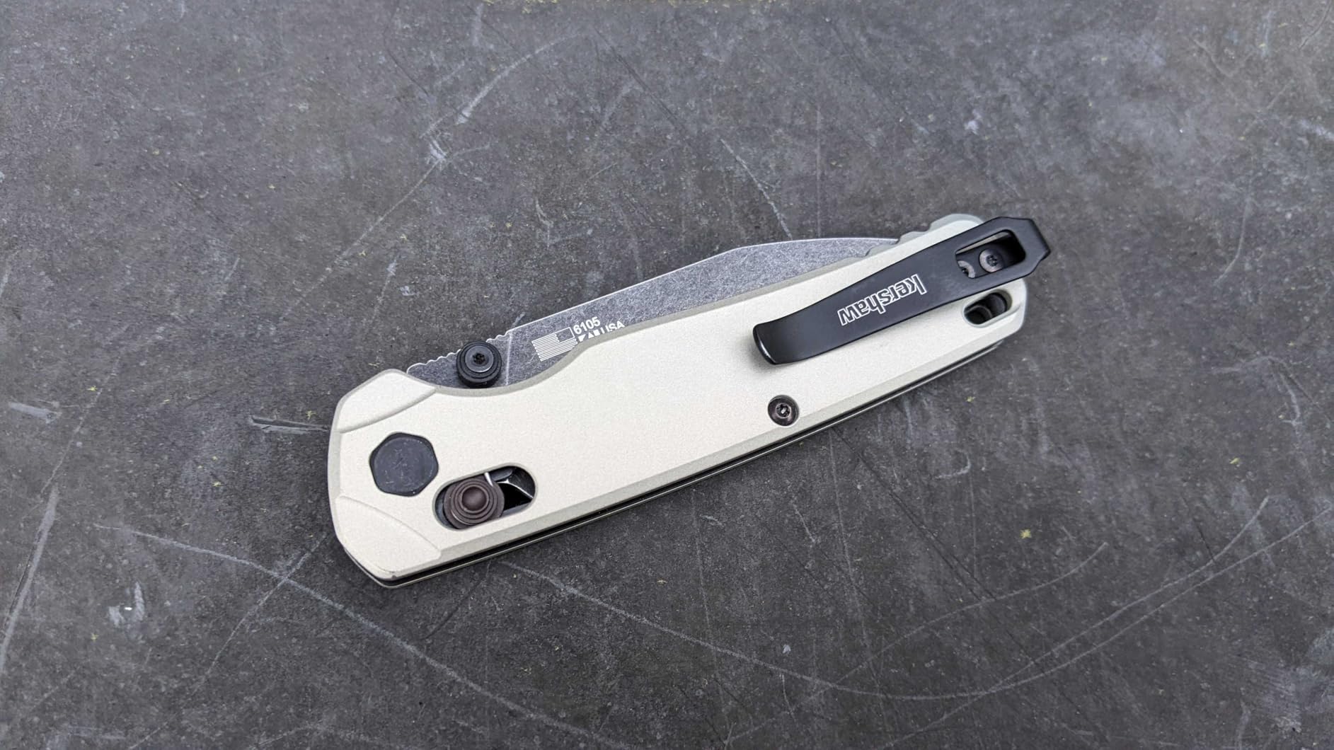 Kershaw Bel Air Pocket Knife, Made in The USA, 3.1 inch CPM MagnaCut Steel Blade, EDC Design, Duralock Locking Mechanism, Manual Folder customer photo 2