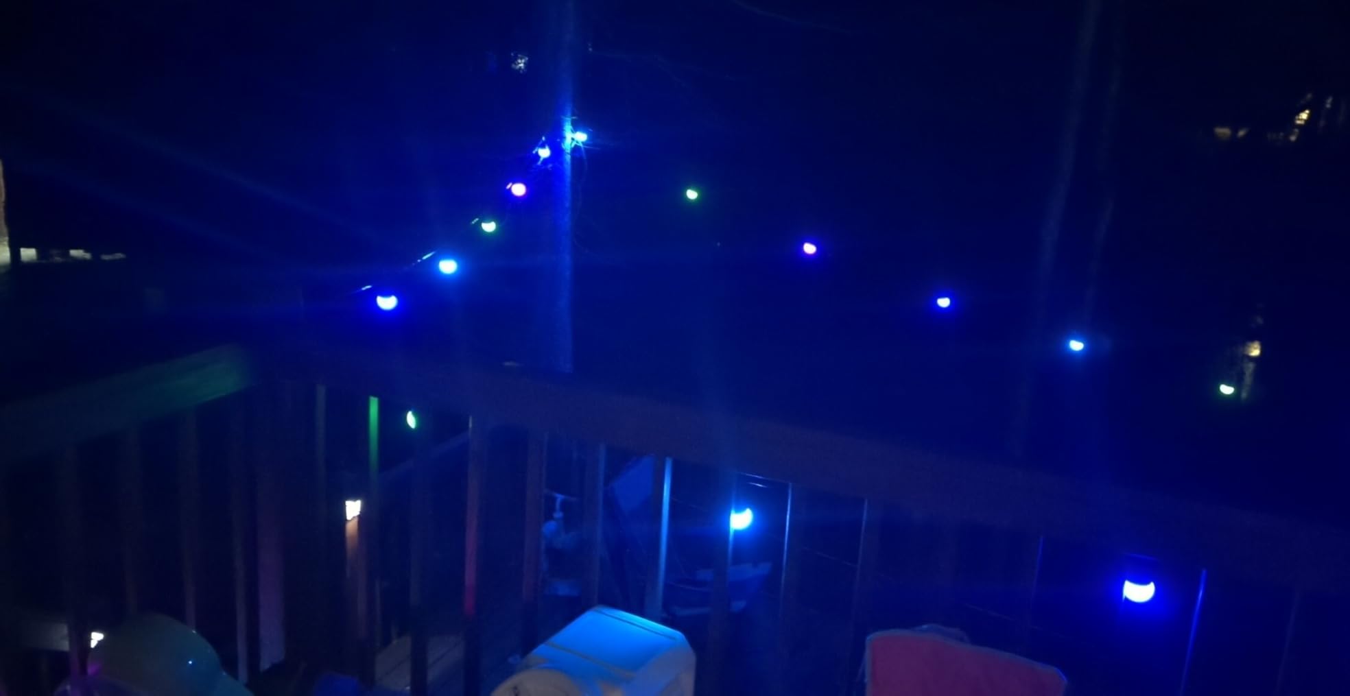 Govee Smart Outdoor String Lights 2, 144ft RGBIC Patio Lights with 45 Bulbs | Dimmable Warm White LED Bulbs, IP65 Waterproof, 47 Scene Modes for Backyard, Balcony, Works with Alexa, App Control customer photo 1