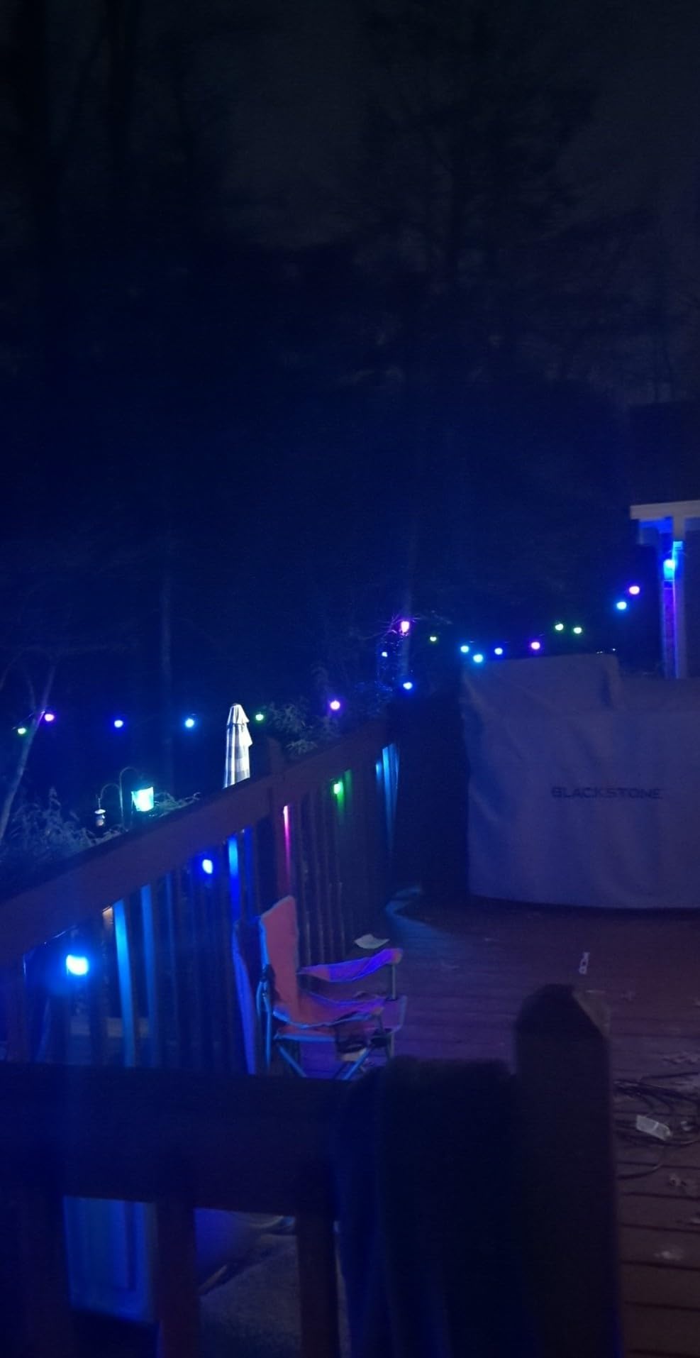 Govee Smart Outdoor String Lights 2, 144ft RGBIC Patio Lights with 45 Bulbs | Dimmable Warm White LED Bulbs, IP65 Waterproof, 47 Scene Modes for Backyard, Balcony, Works with Alexa, App Control customer photo 2