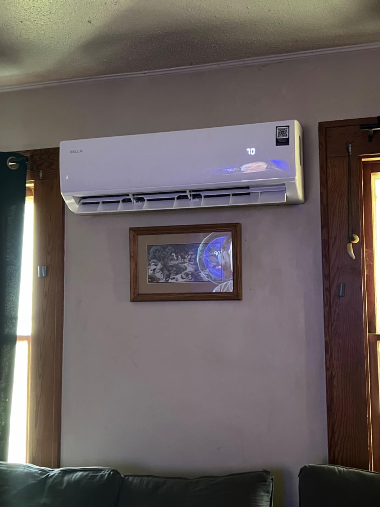 DELLA Econo Series 23000 BTU Mini Split Air Conditioner 17 SEER2, 230V Cools up to 1500 Sq. Ft, Works with Alexa and Wifi, Heater Ductless Inverter System with Heat Pump, 16.4ft Installation Kit customer photo 2