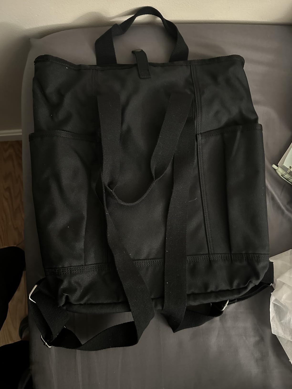 Carhartt Convertible Backpack Tote Bag, Durable with Adjustable Backpack Straps and Laptop Sleeve, Convertible Backpack Tote (Black) customer photo 1
