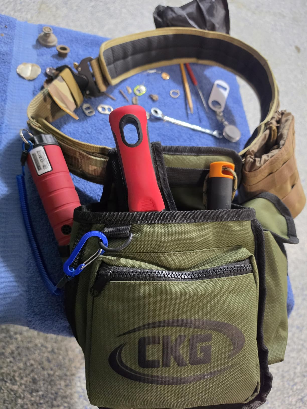 CKG Metal Detecting Finds Bag Waist Digger Pouch Tools customer photo 1
