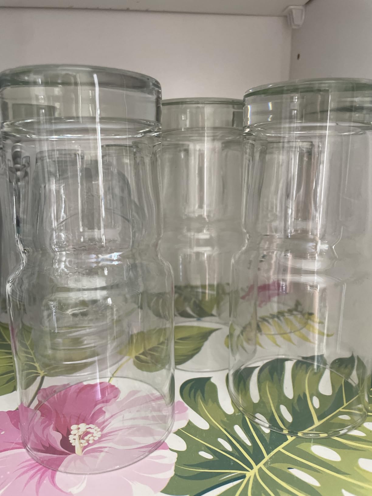 Libbey Newton Double Old Fashioned Glasses Set of 6, Sleek, Stackable Short Drinking Glasses, Lowball Cocktail Glasses for Anniversaries, Holidays customer photo 1