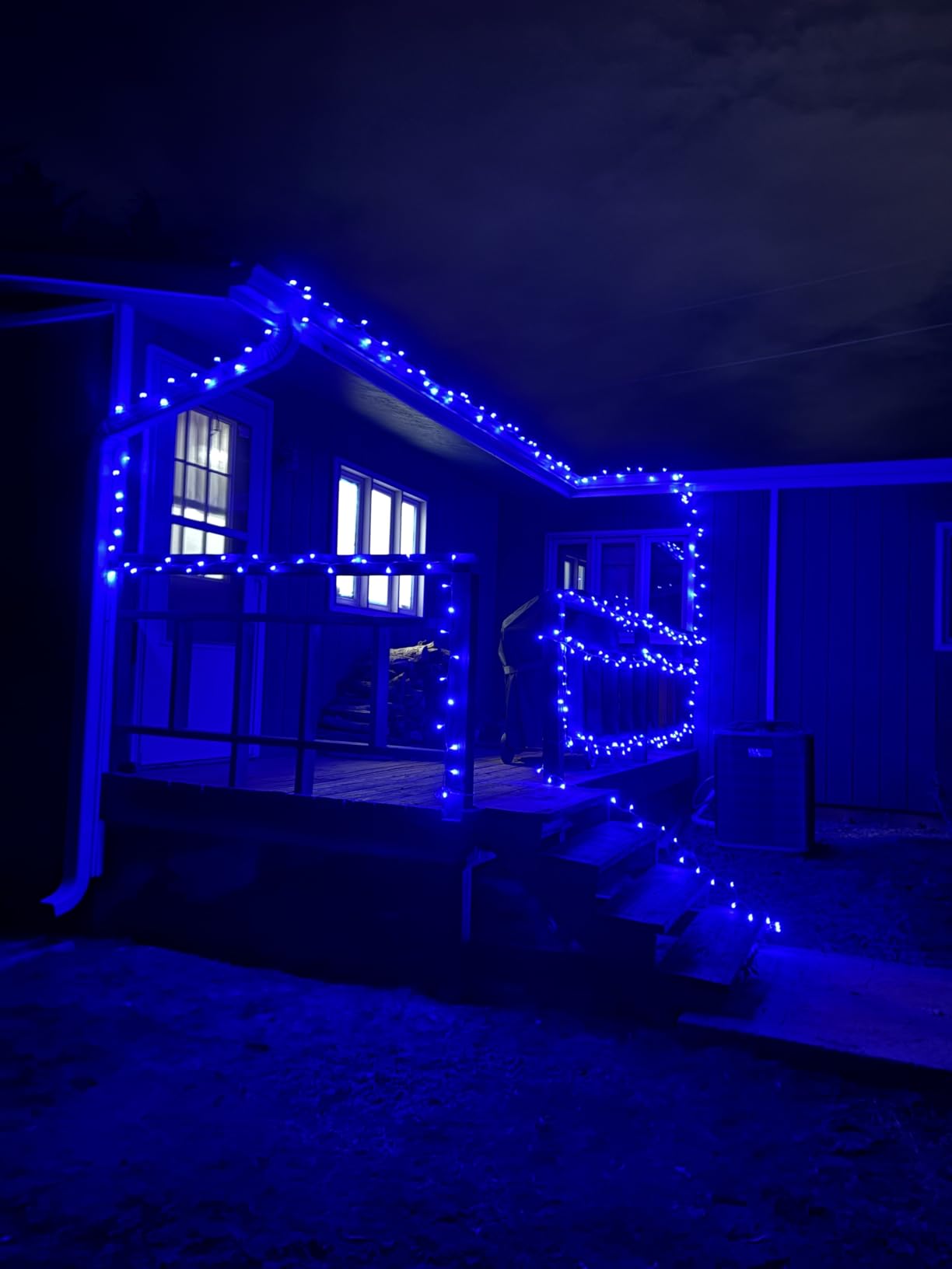 LJLNION 98.5ft Christmas Lights Color Changing with Remote, 300 LED RGB Fairy String Lights Halloween Decorative Lights, 8 Lighting Modes & Timer, Plug in Indoor Outdoor Xmas Wedding Party Decor customer photo 2